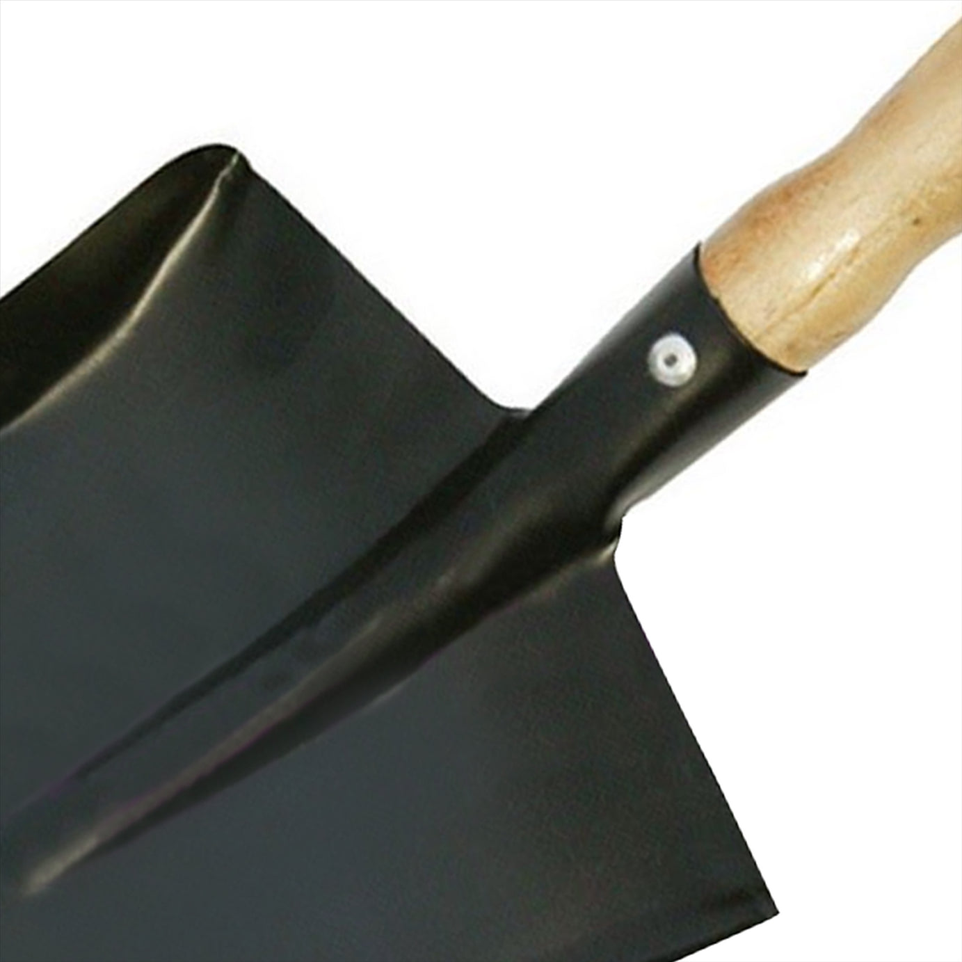 Dust Pan 230mm Strong Steel Cleaning Industrial Safety Pressed Steel Head