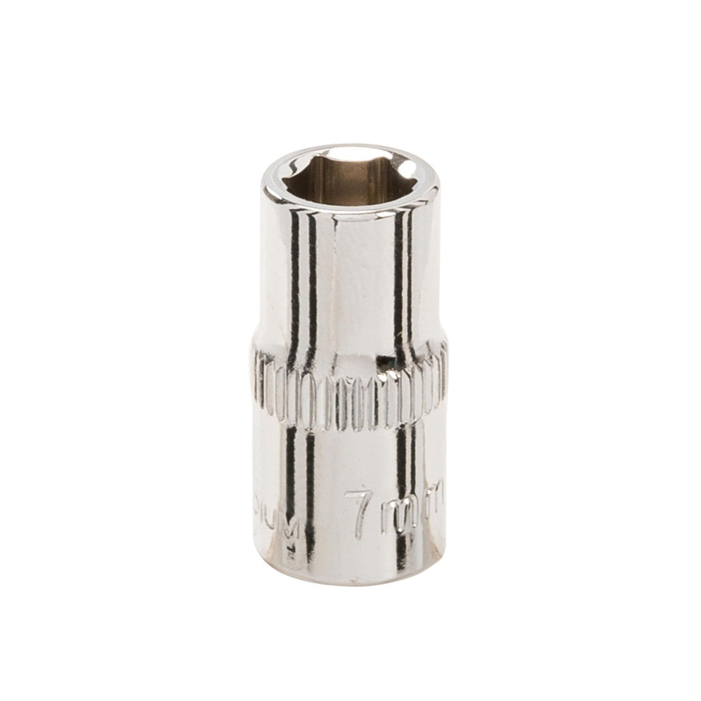 Quality Socket 1/4" Drive Metric Hex Square 7mm Individual Hex Polished Crv