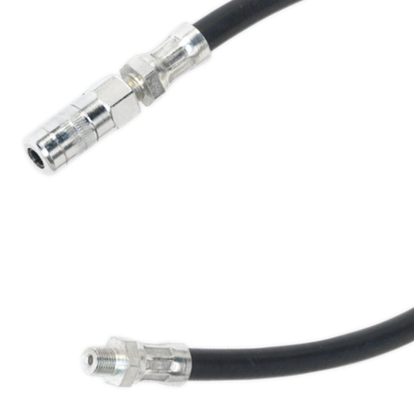 Sealey 450mm Flexible Rubber Grease Delivery Hose with 4-Jaw Connector