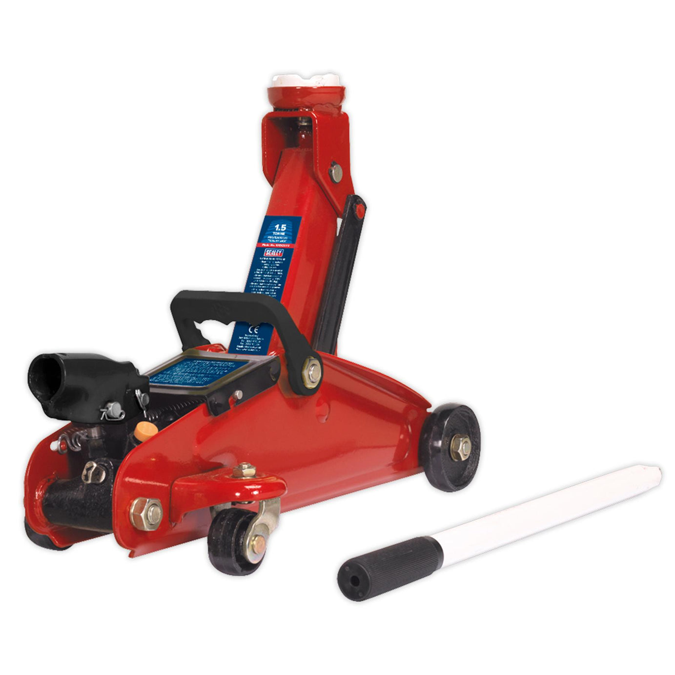 Sealey Trolley Jack 1.5tonne Short Chassis