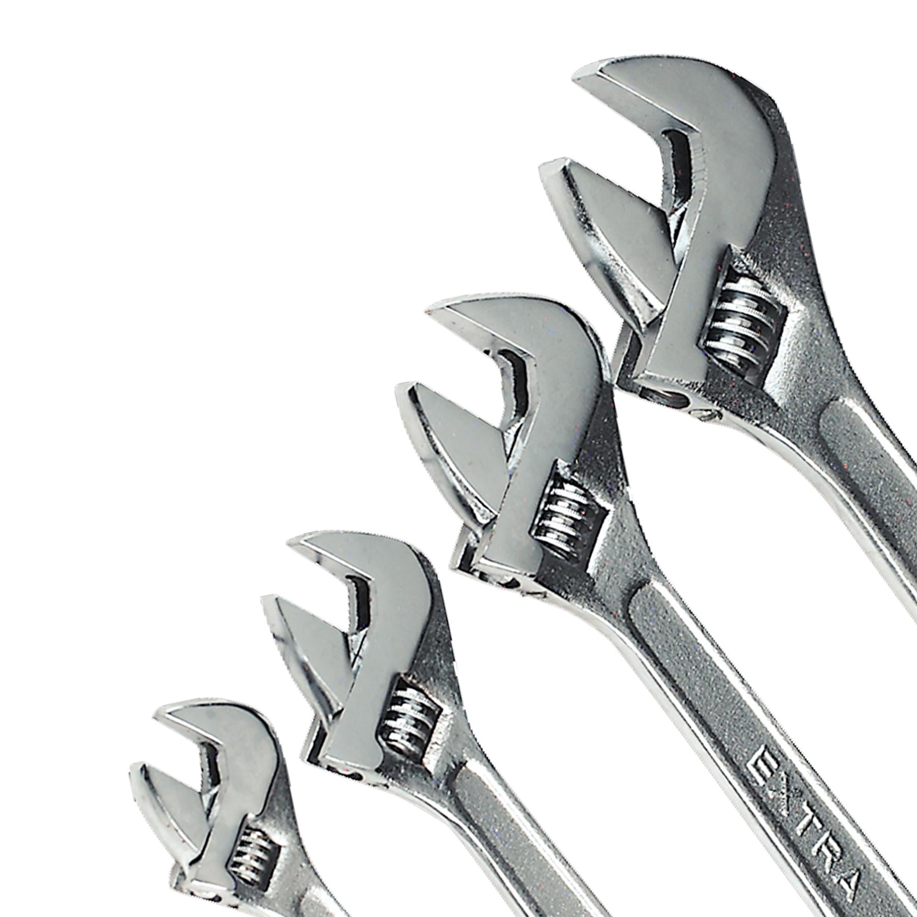 Sealey Adjustable Wrench Set 4pc 150, 200, 250 & 300mm