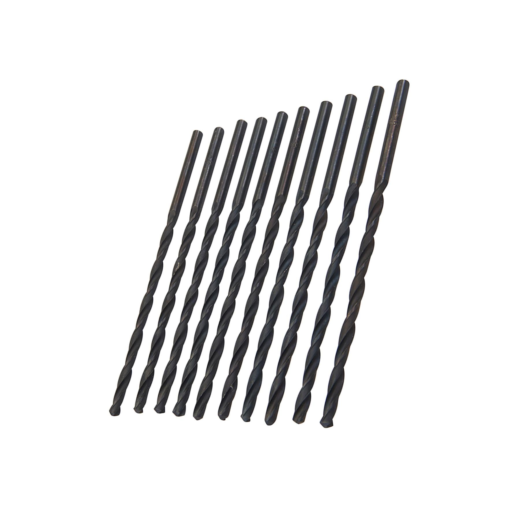 Long HSS Metric Jobber Drill Bits 5mm x 132mm Metal Steel Wood Plastic 10pk