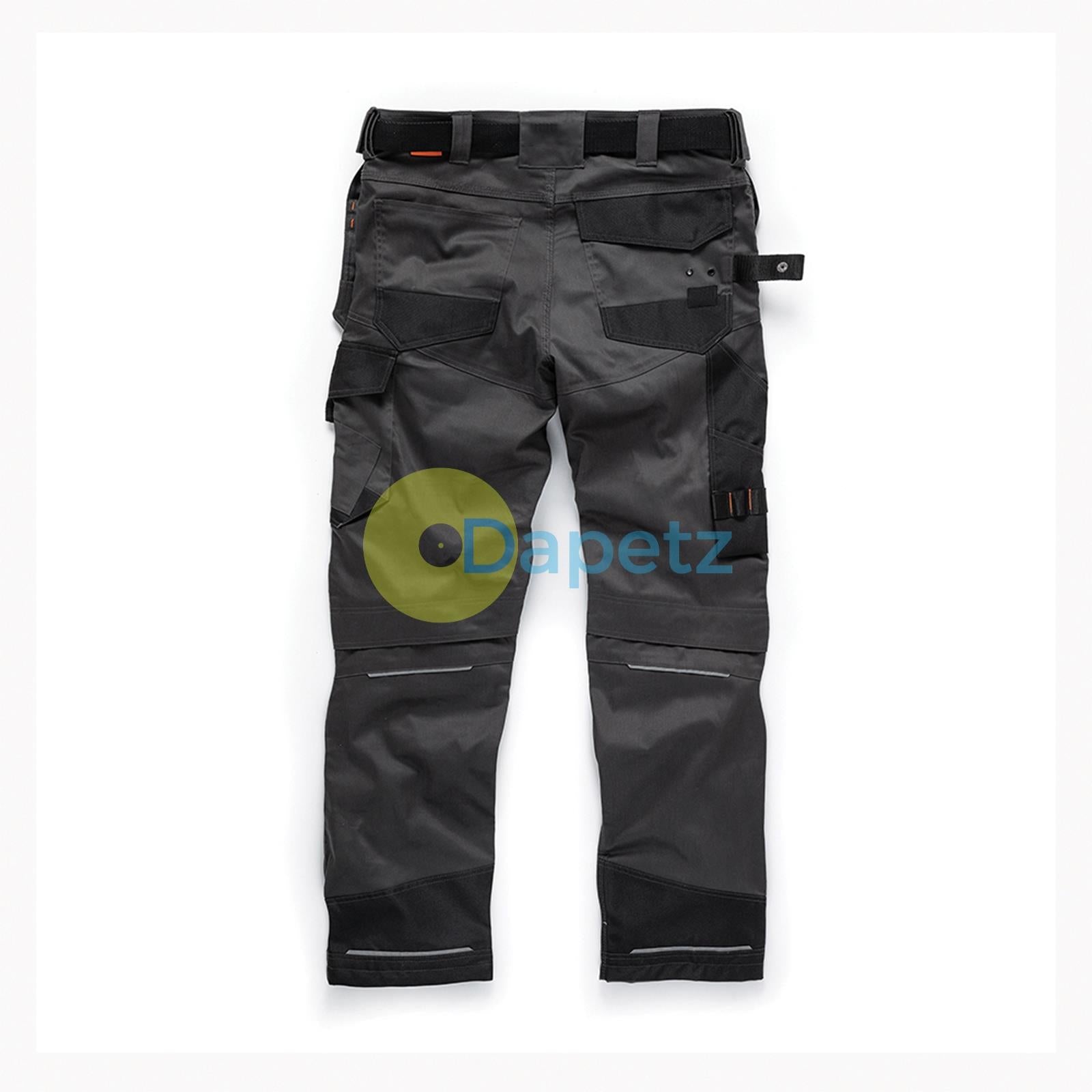 Scruffs Pro Flex Holster Work Trouser Graphite Trade Worker 34" Small