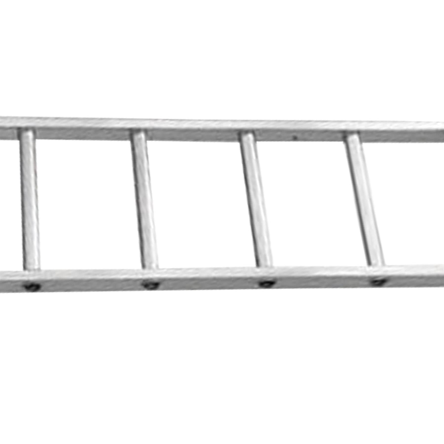 Dapetz PRo 17 Rung Aluminium Extension Ladder 4.5m, Single Section, Made In Uk