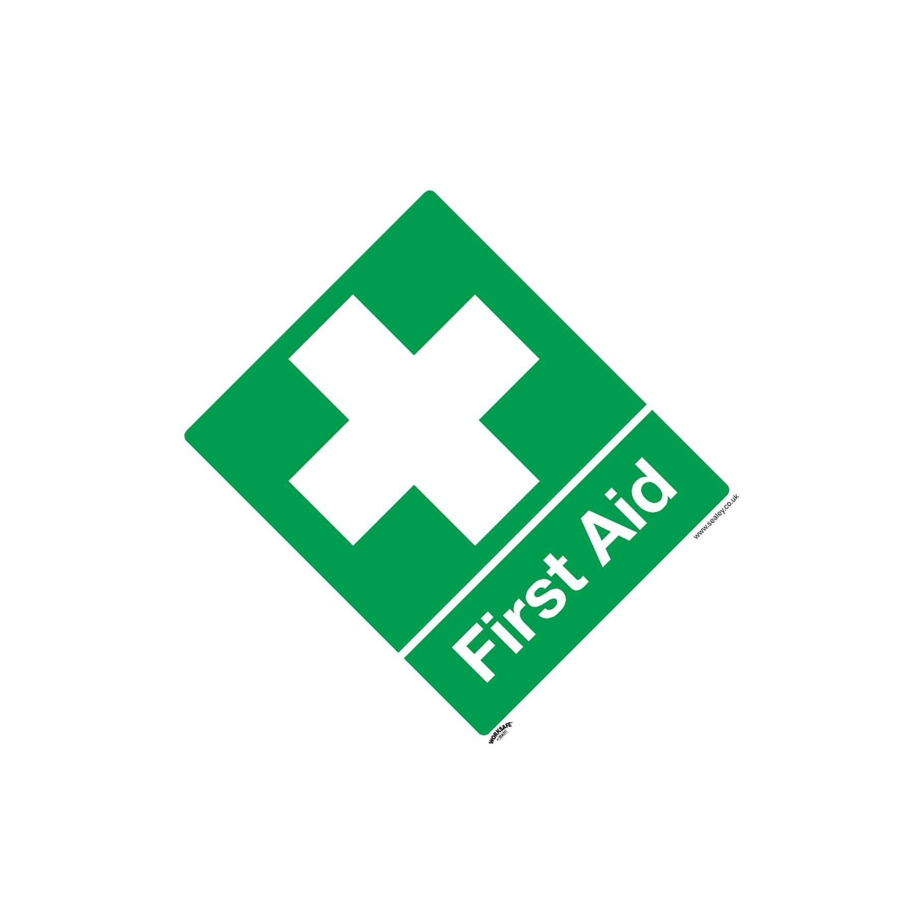 Safety Sign - First Aid - Rigid Plastic