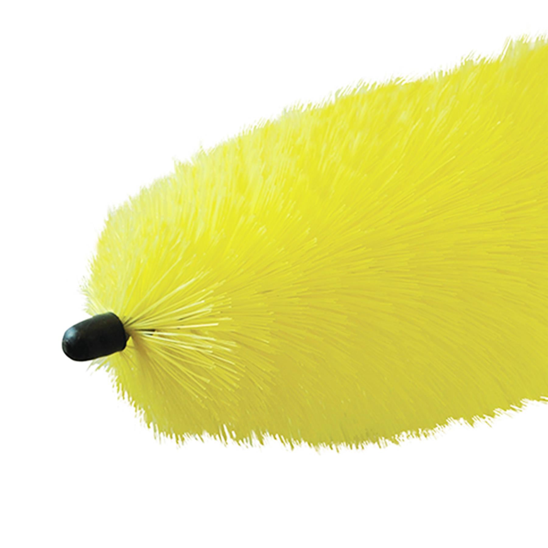 Grille & Wheel Brush - 370mm For Steel & Alloy Wheels Soft-Grip Handle