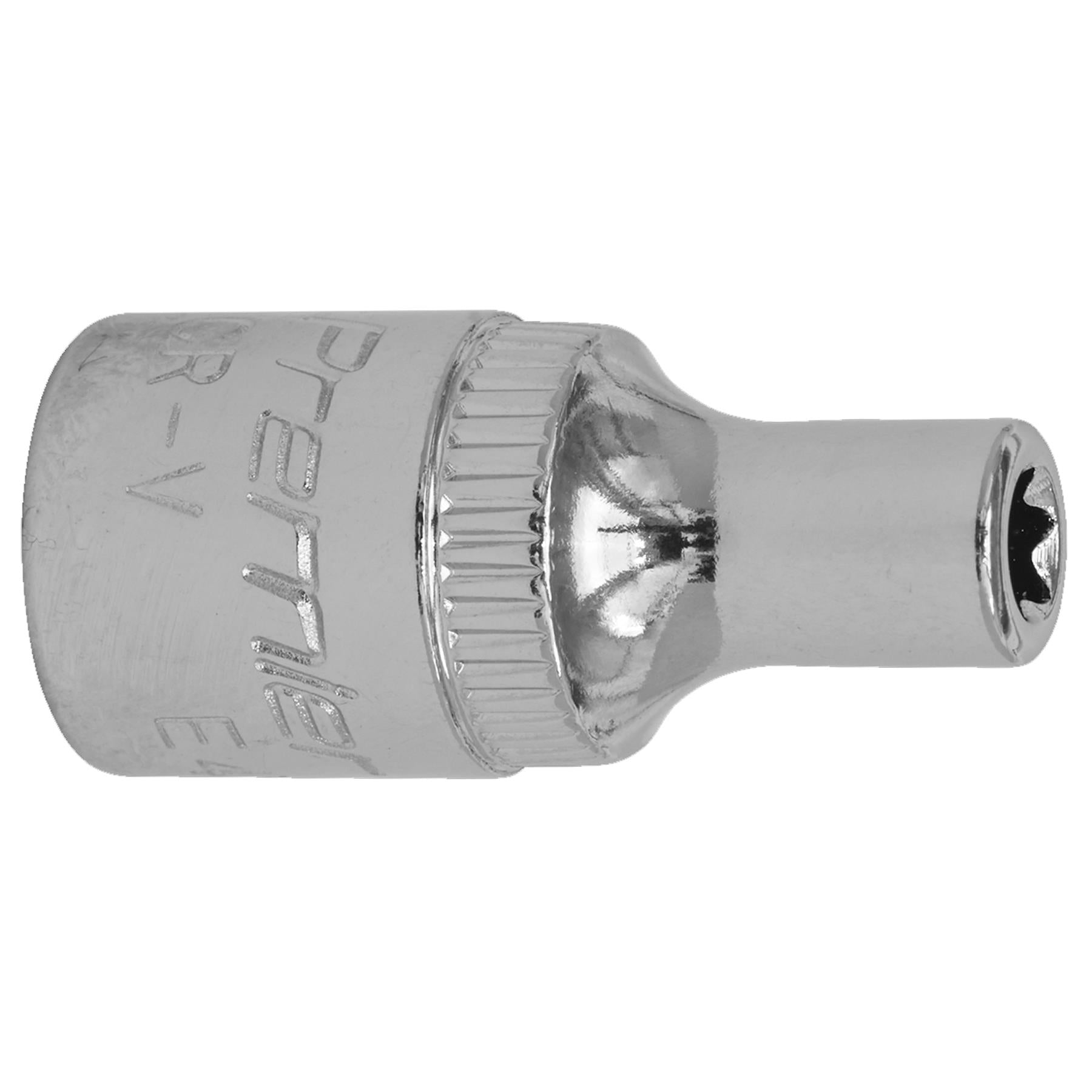 Sealey TRX-Star* Socket E4 1/4"Sq Drive Chrome Vanadium