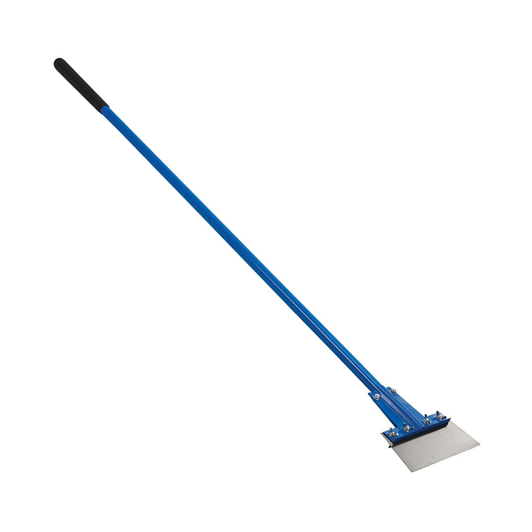Floor Scraper Fibreglass Handle With Sprung Steel Blade 200mm Wide/1350mm Handle
