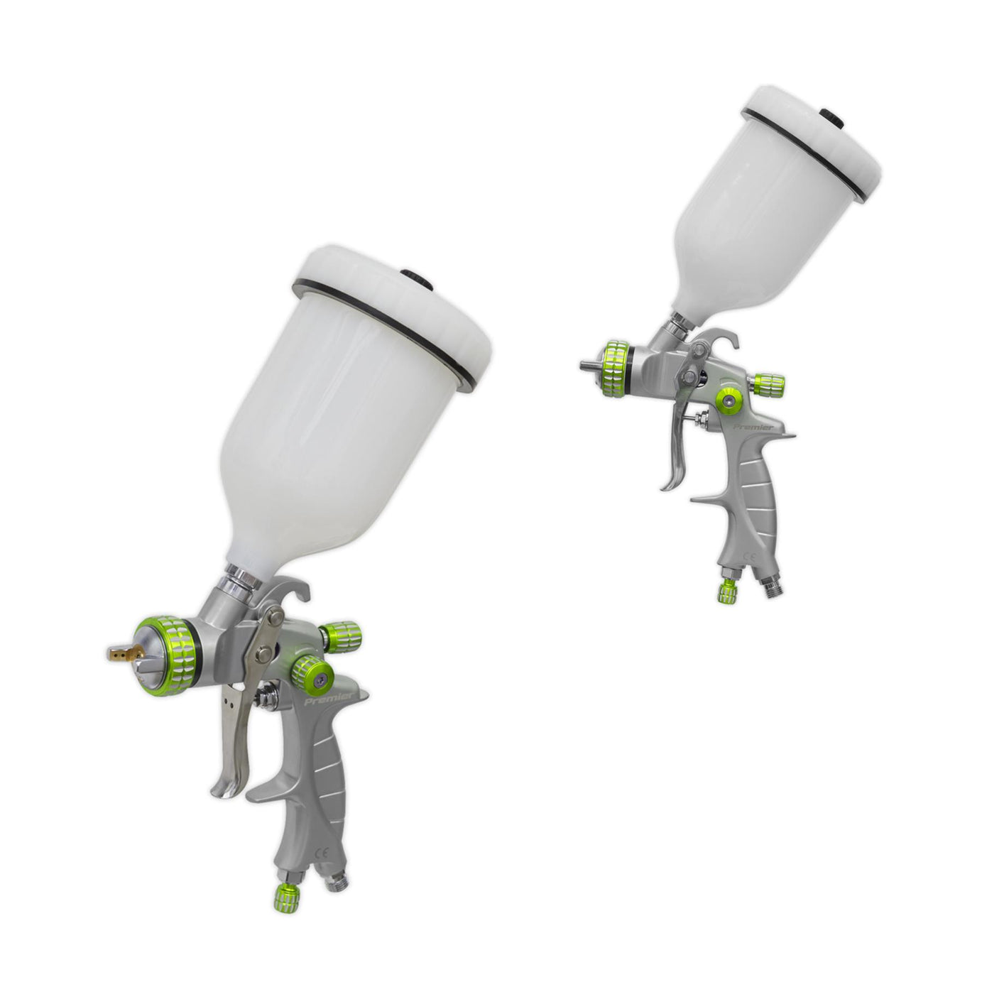 Sealey LVLP Gravity Feed Spray Gun 1.4mm Set-Up