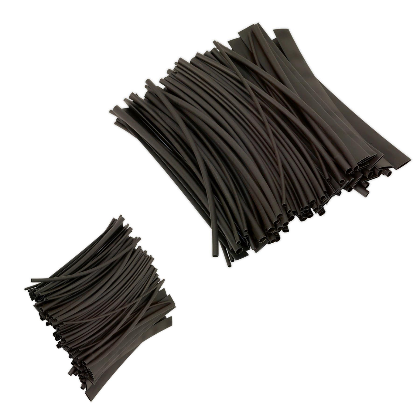 Sealey Heat Shrink Tubing Black 200mm 100pc