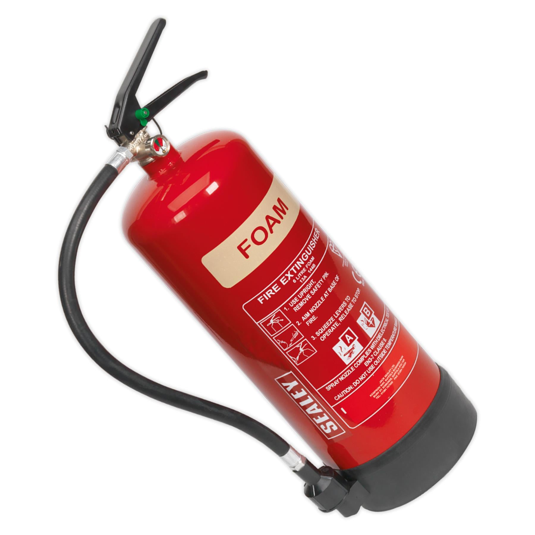 Sealey Fire Extinguisher 6L Foam