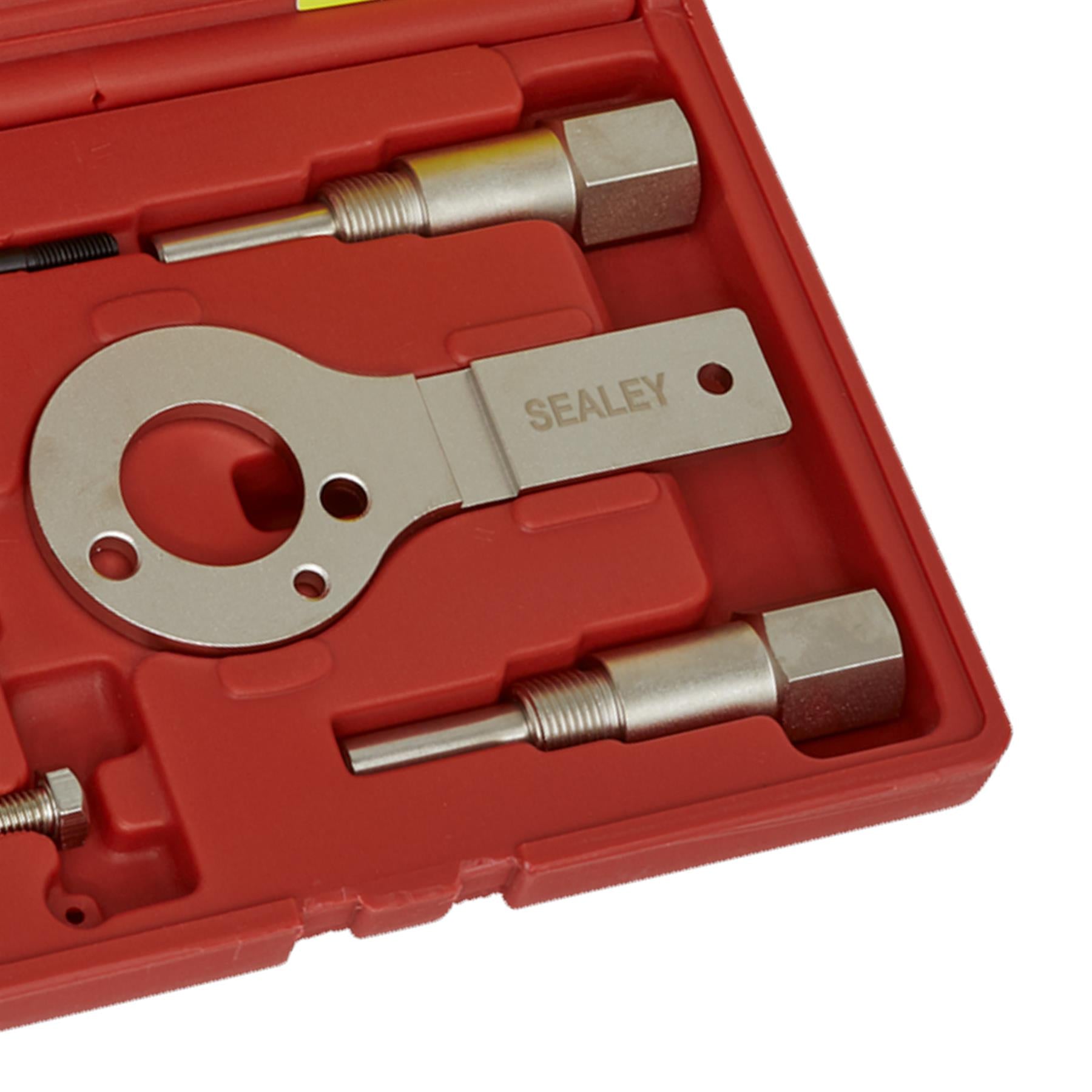 Diesel Engine Timing Tool Kit - for Alfa Romeo, Fiat, Lancia - 1.6D, 1.9D, 2.0D, 2.4D - Belt Drive Sealey