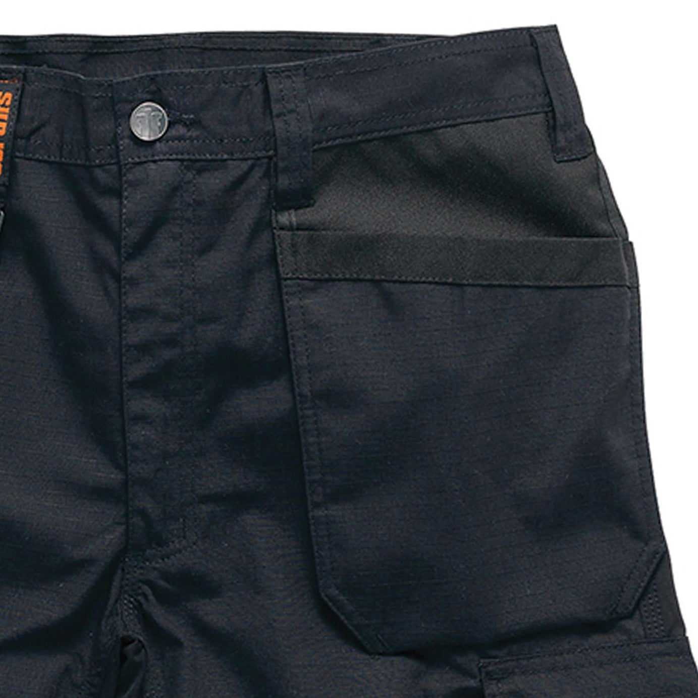 Scruffs Flex Holster Shorts Cargo Combat Pockets Hard Wearing Black 40 Waist