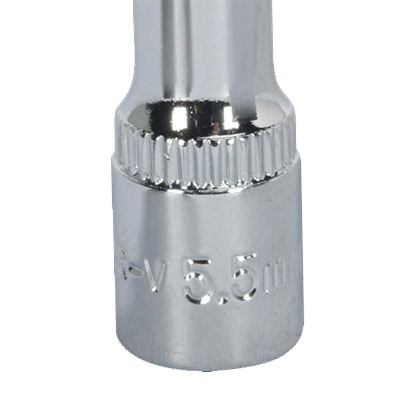Sealey WallDrive Socket 5.5mm Deep 1/4"Sq Drive Fully Polished
