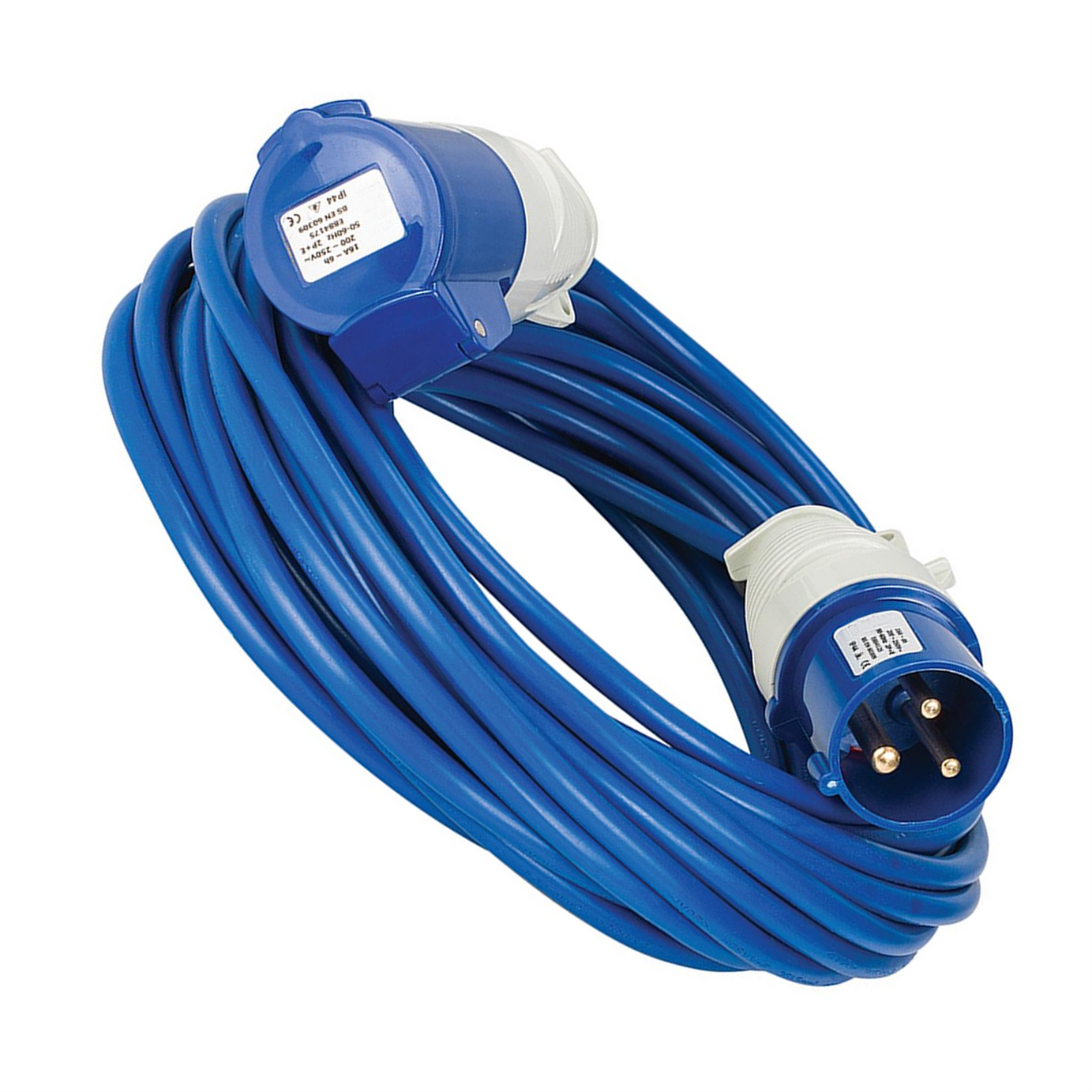 Defender Extension Lead Blue 2.5mm2 16A 14m 230V
