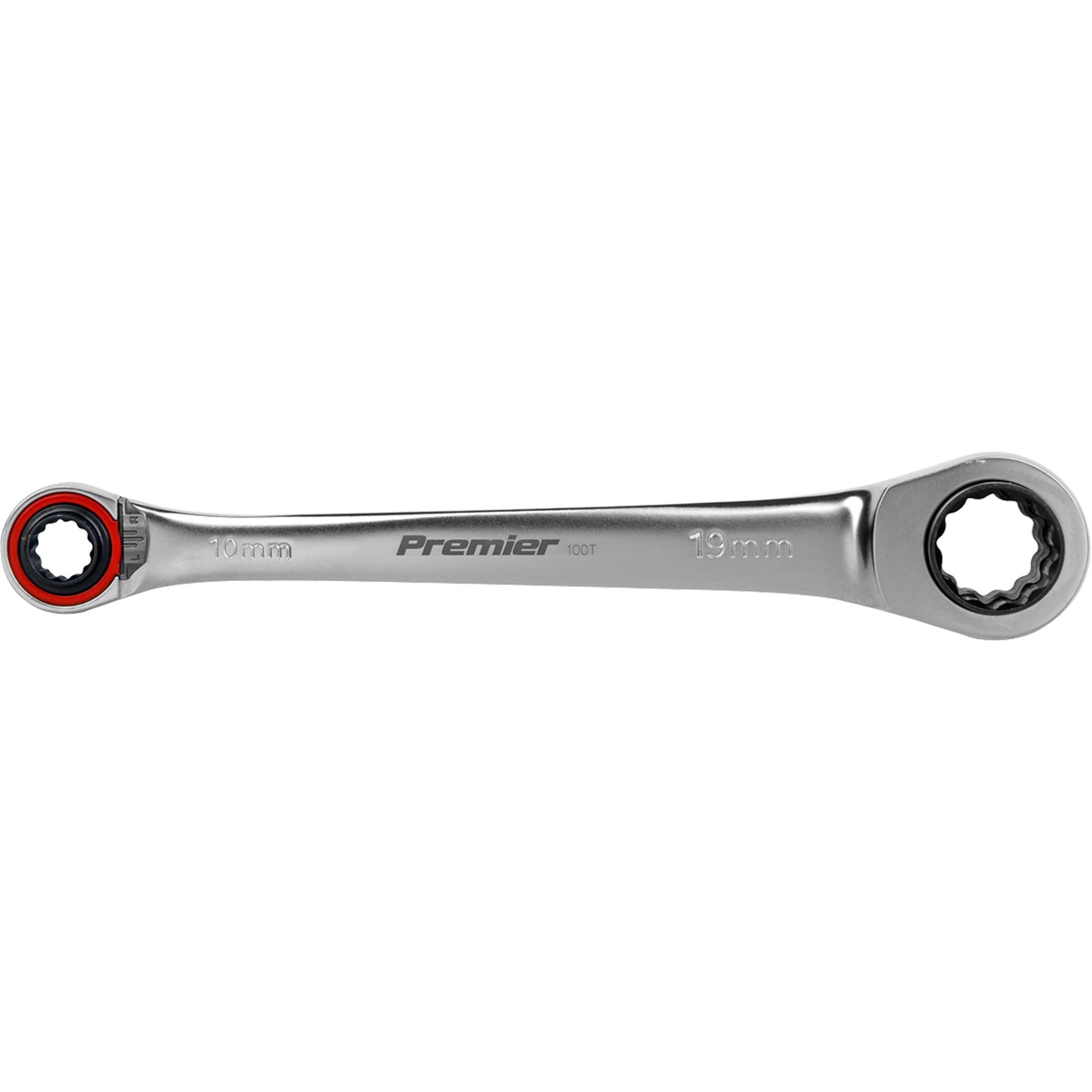 Sealey Ratchet Ring Spanner 4-in-1 Reversible Platinum Series