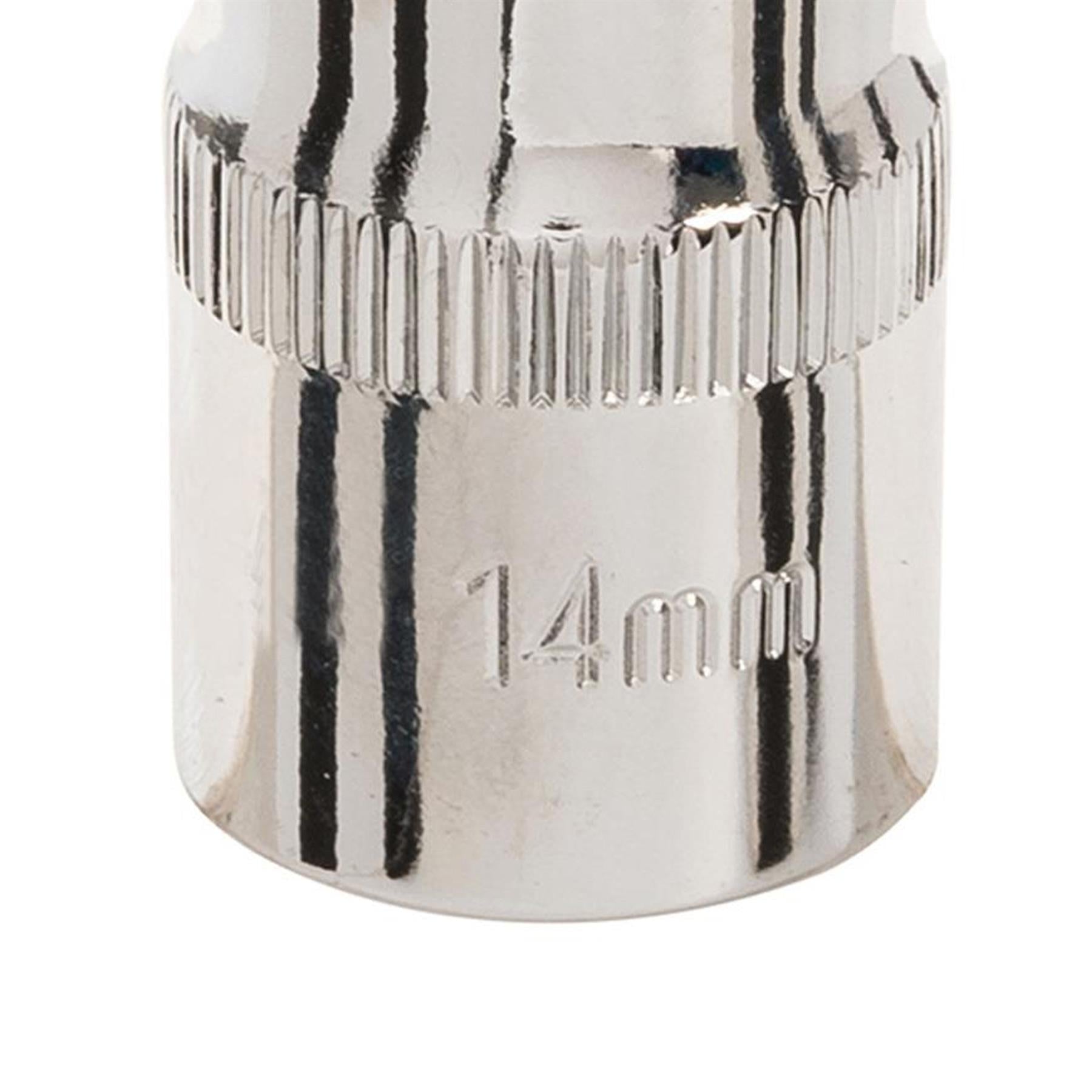 Socket 1/2" Drive Metric Hex Square 14mm Individual Hex Polished Crv Quality