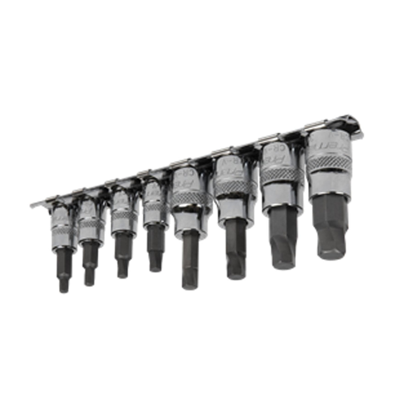 Sealey Hex Socket Bit Set Lock-On 8pc 1/4" & 3/8"Sq Drive Imperial