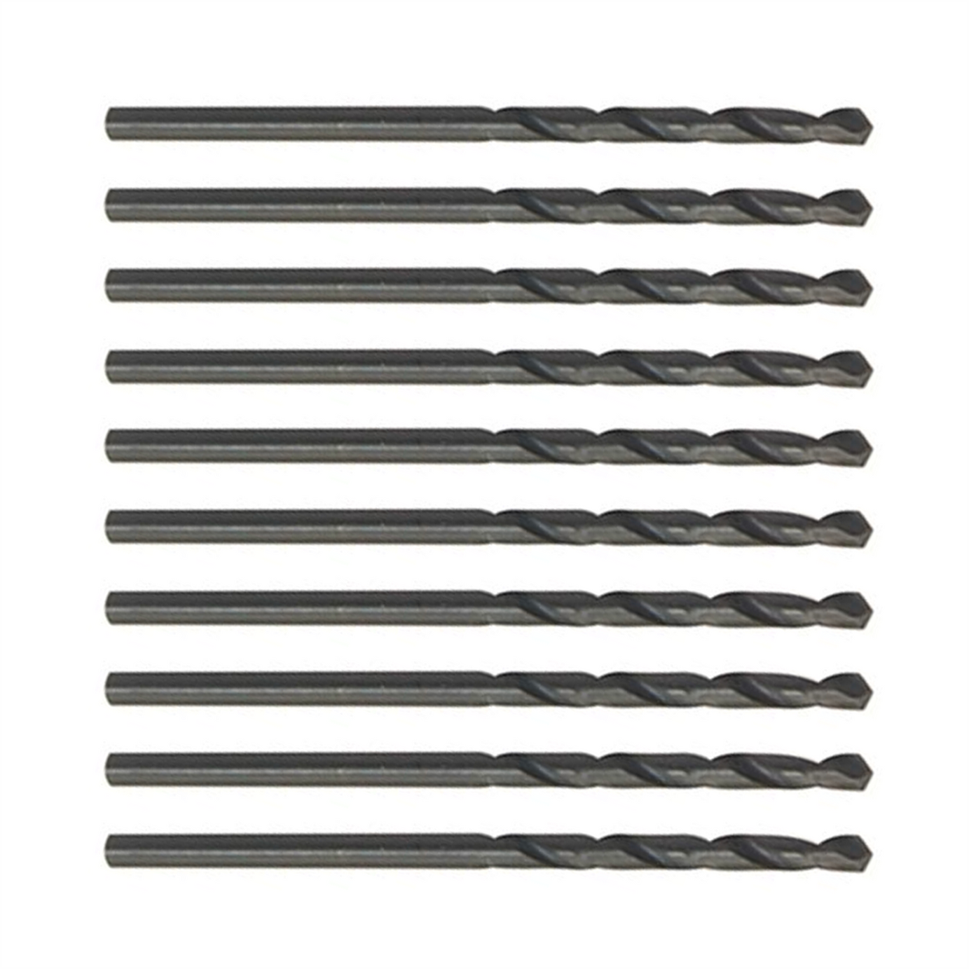 Hss Metric Jobber Drill Bits 10 Pack 1.5mm Metal Steel Plastic Wood New