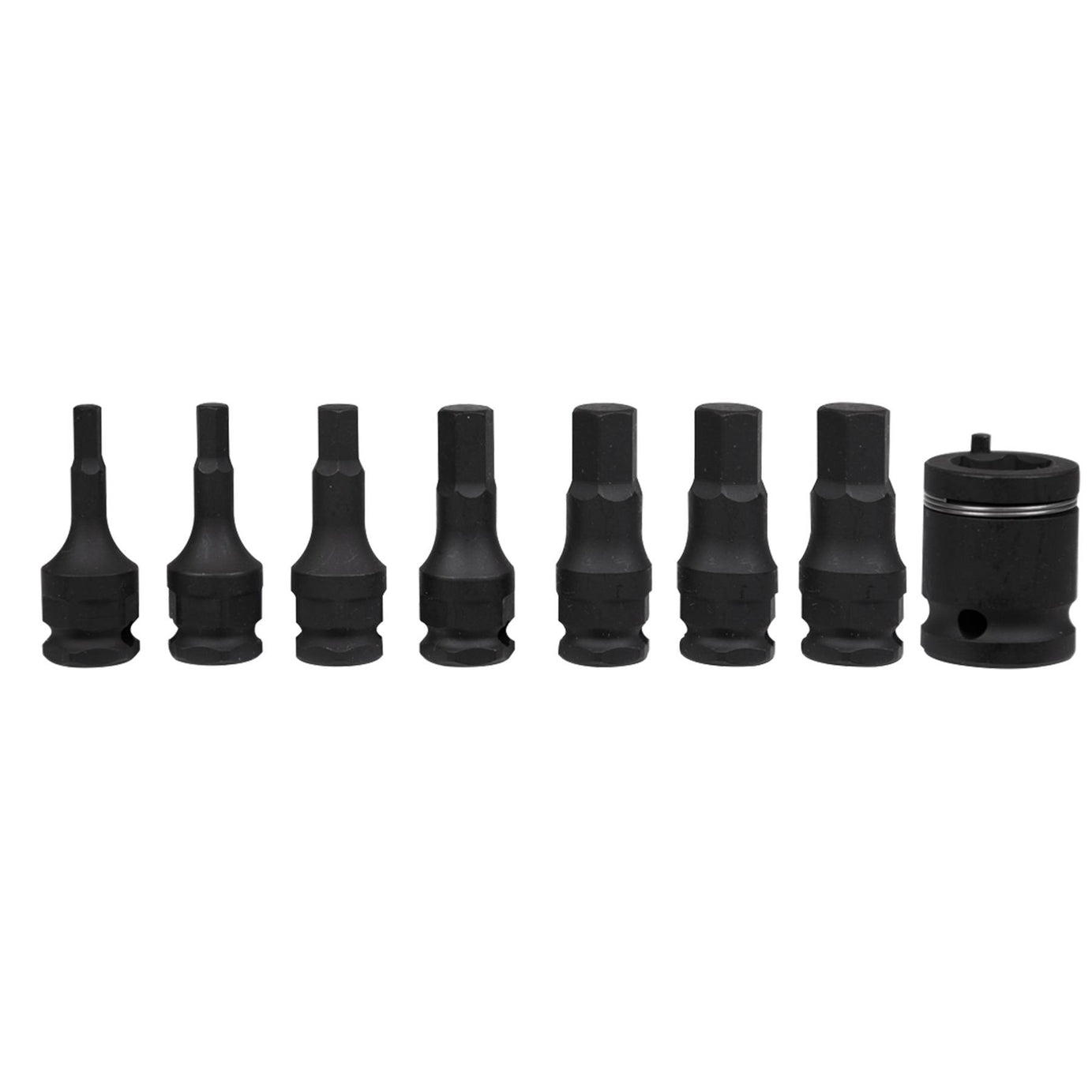 Sealey Impact Hex Socket Bit Set 8pc 3/8"Sq Drive
