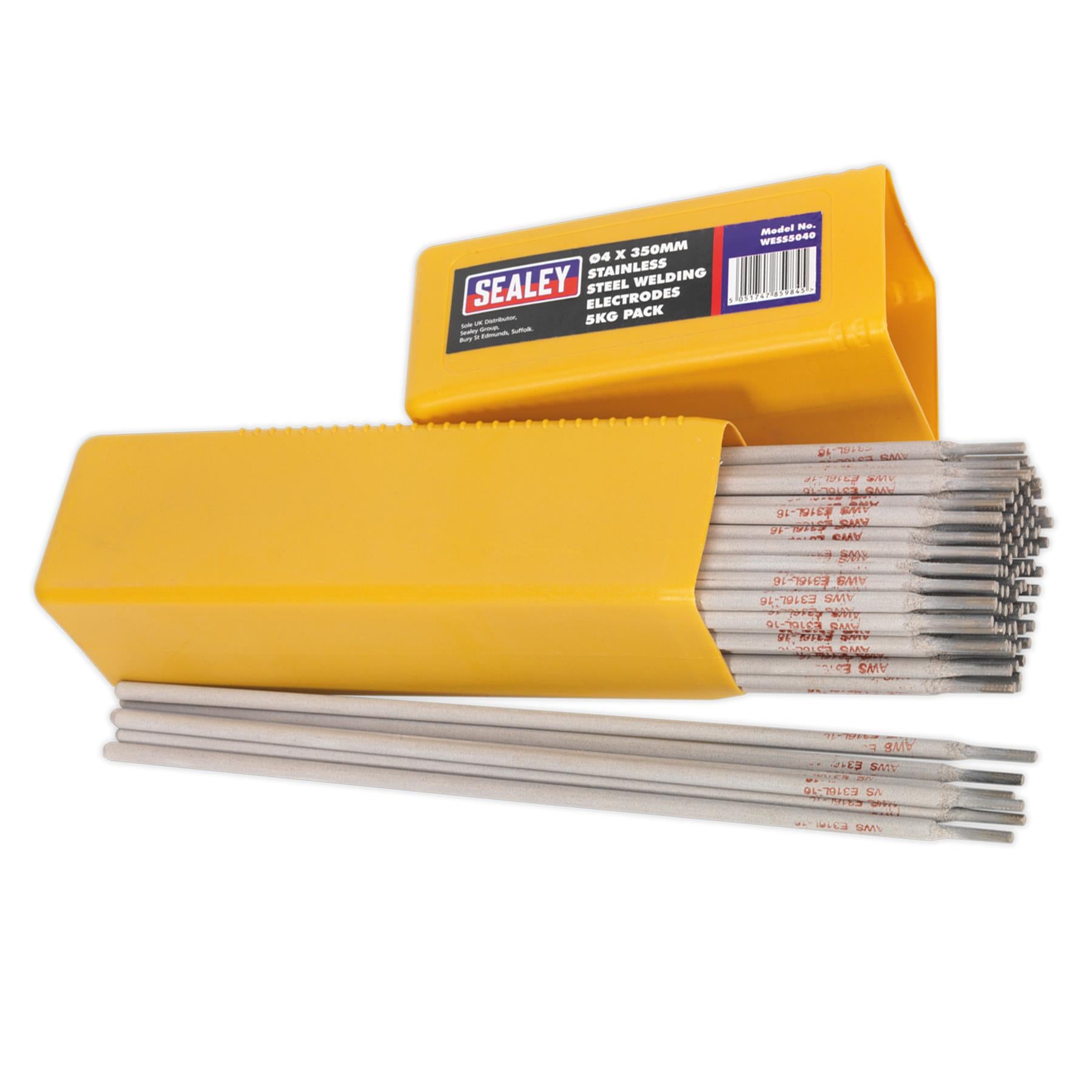 Sealey Welding Electrodes Stainless Steel 4 x 350mm 5kg Pack