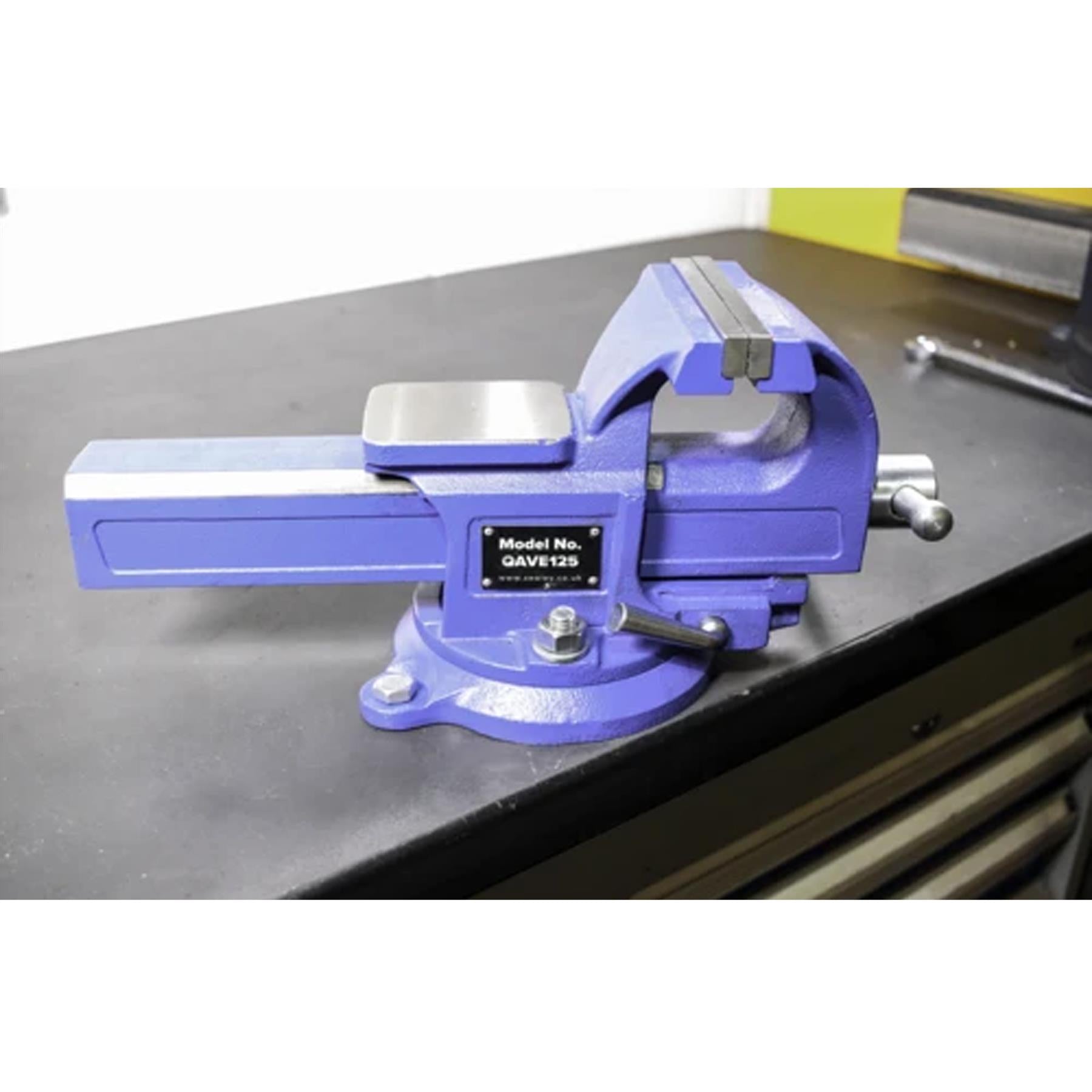 Sealey Vice 125mm Quick Action Swivel Base SG Iron