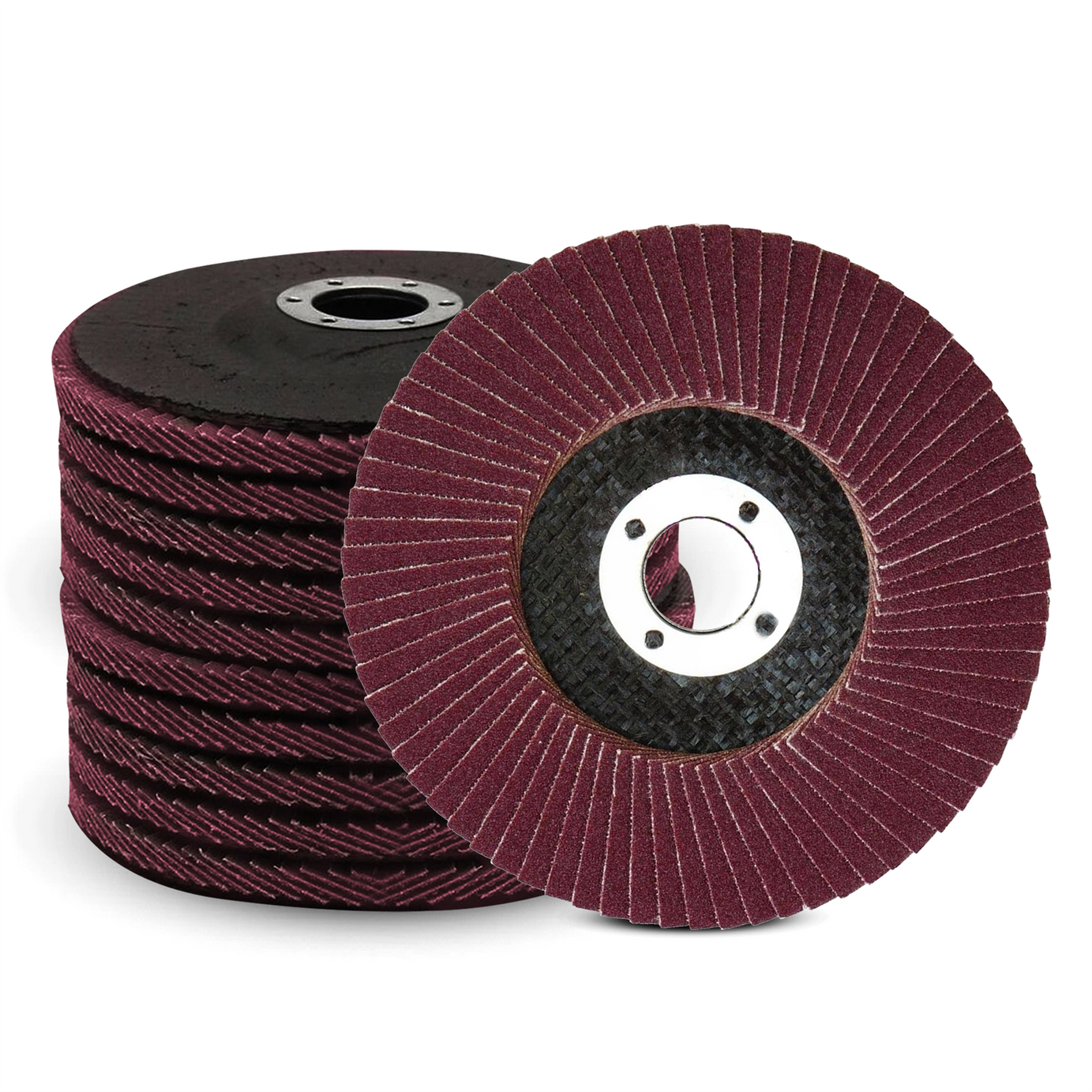 115mm 4.5'' 60 Grit 10 PCAngle Grinder Aluminium Oxide FLAP DISCS Grinding Wheel