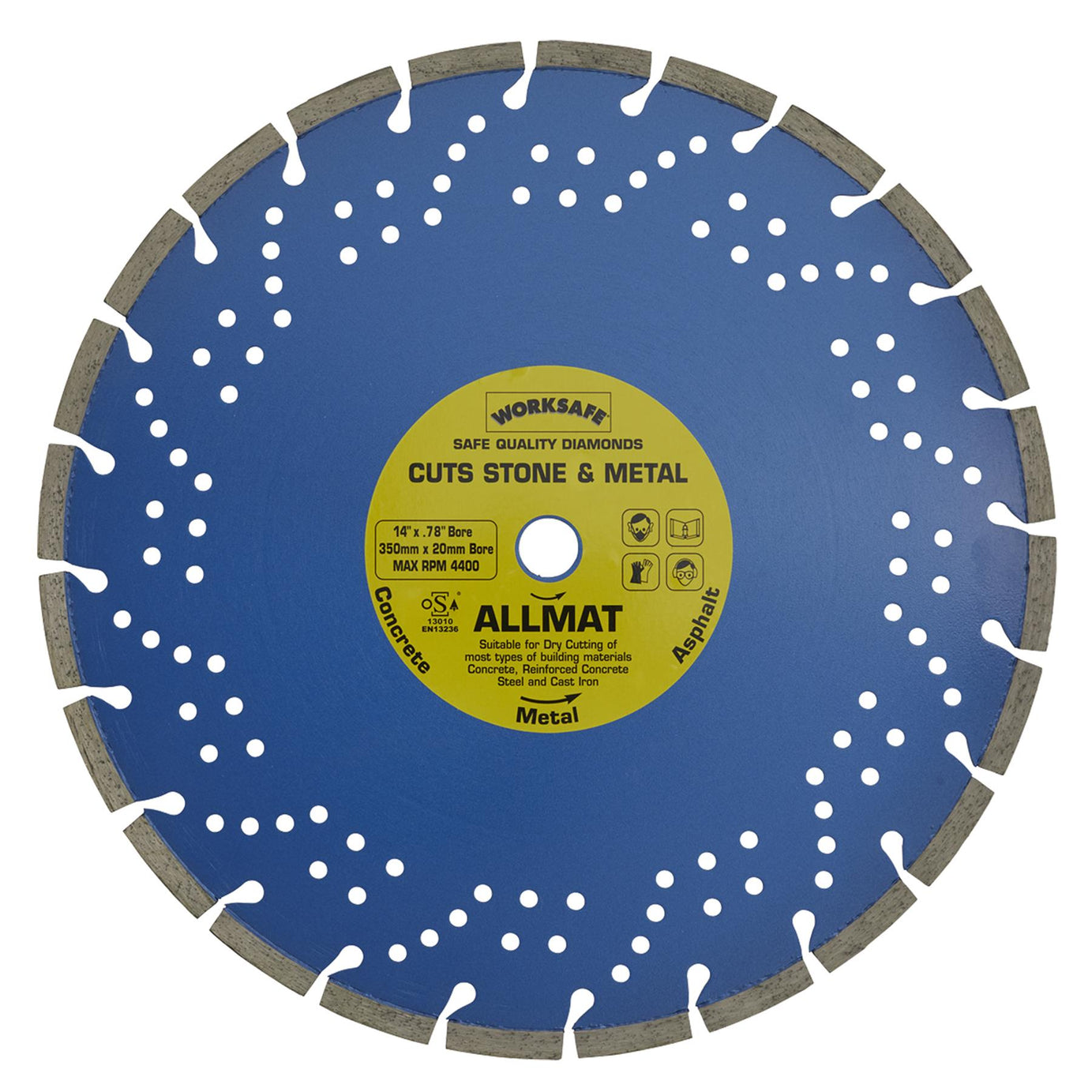 Platinum Allmat Diamond Blade 350 x 20mm
