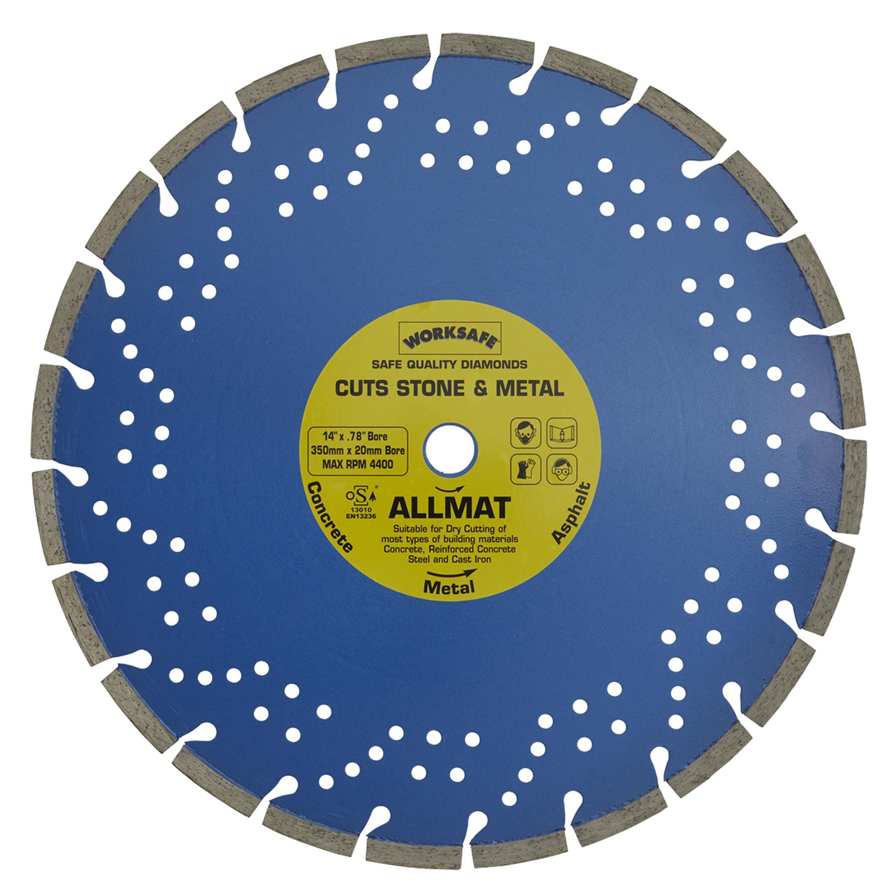 Platinum Allmat Diamond Blade 350 x 20mm