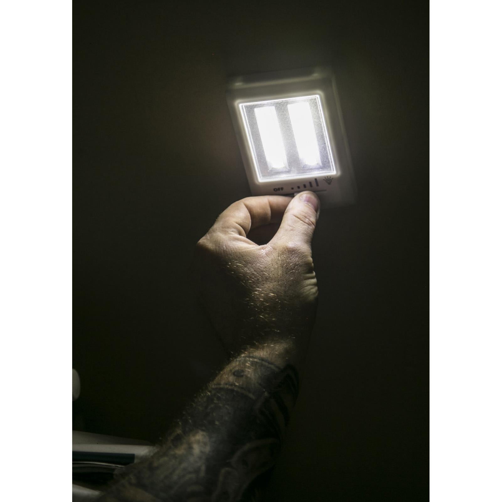 BlueSpot Electralight Wall Dimmer Light (180 Lumens) For Bathrooms Cupboards With Batteries