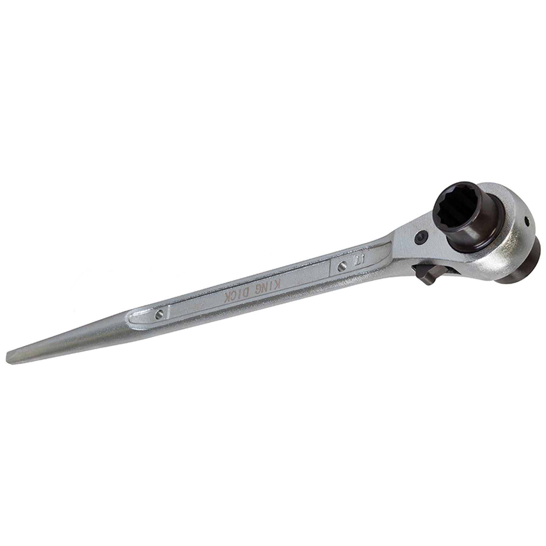 King Dick Heavy Duty Ratchet Podger Scaffolding Spanners 17 x 19mm Metric Heads