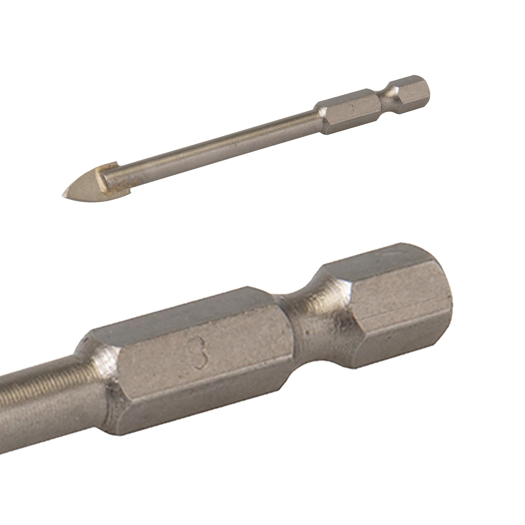 Drill Bit For Tile & Glass Tile Ceramic Hex Shank Drill Bit 8mm