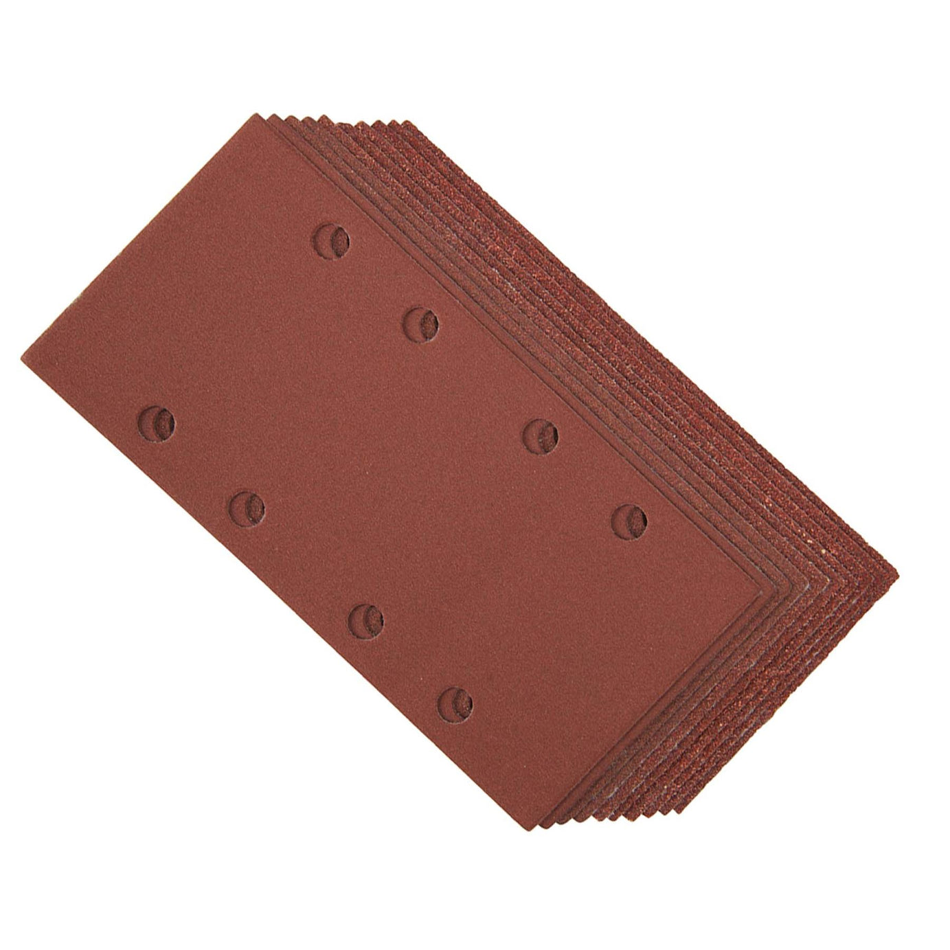 20 x 1/3 Punched Sanding Sheets, 93 x 190mm Sandpaper Pads Sander Hook and Loop Mix Grit