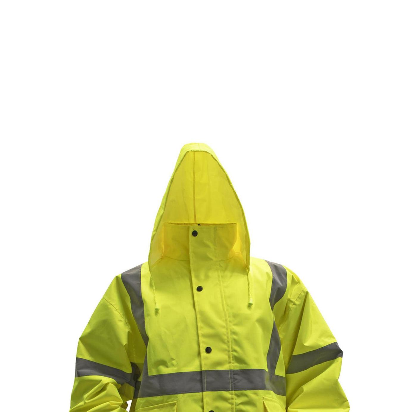 Sealey High Visibility Yellow Jacket Reflective Waterproof Workwear XXL - 802XXL