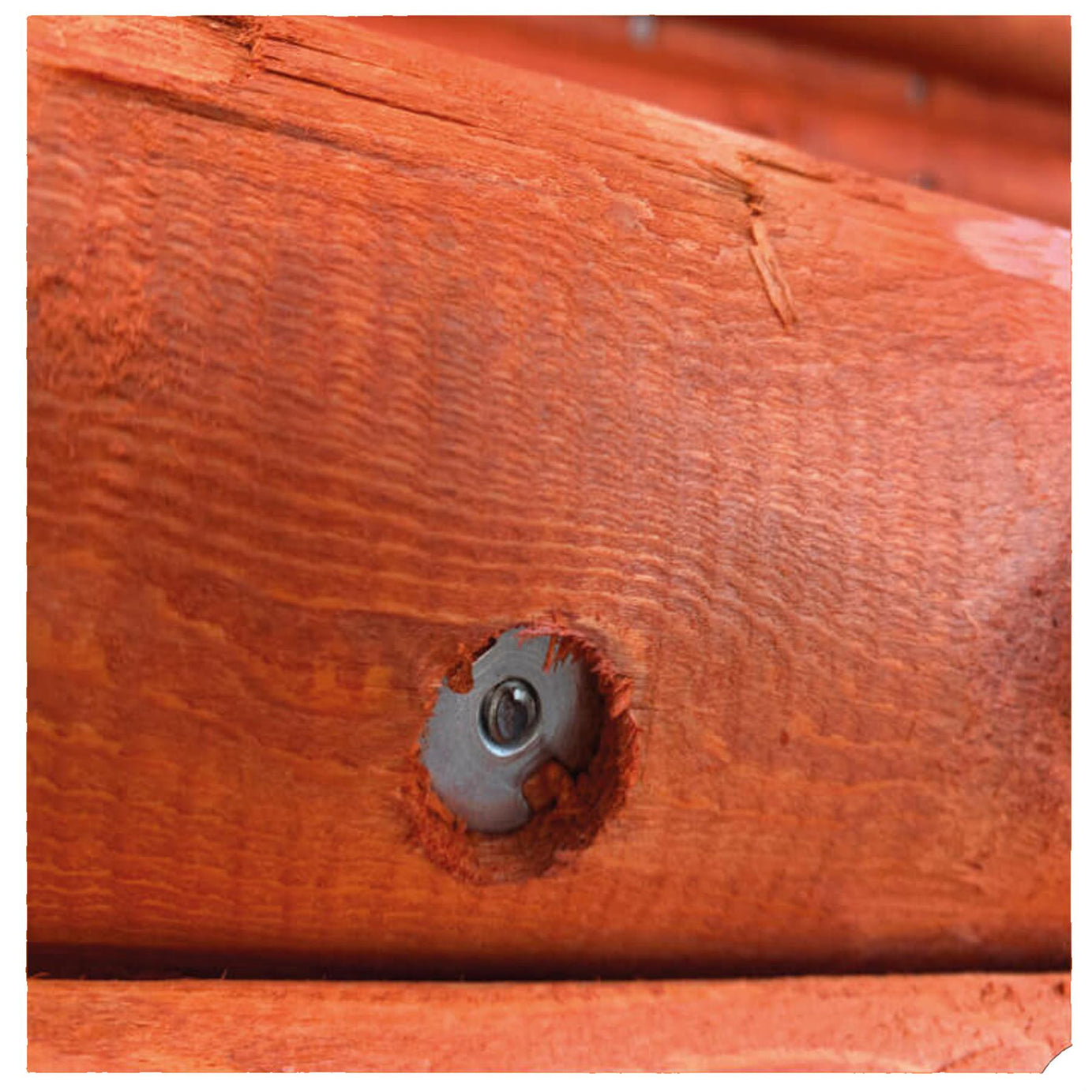 Dapetz Timber Pole Ladder 15 Rung Ladder 4m