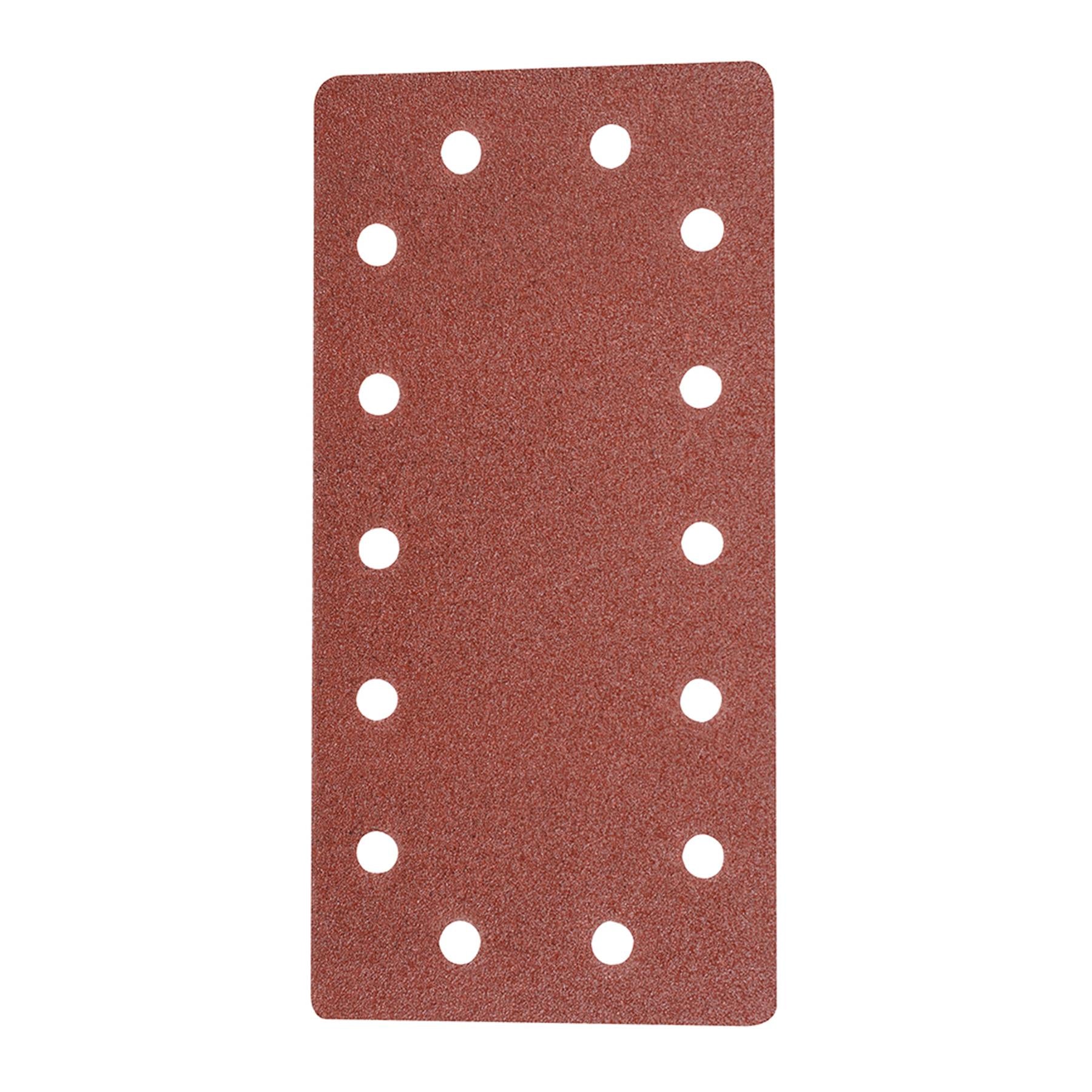 1/2 Punched Sanding Sheets 10Pk Grit 80 Hook & Loop Aluminium Oxide Construction