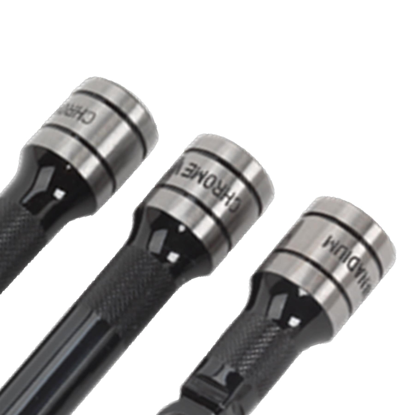 Sealey Wobble/Rigid Extension Bar Set 3pc 1/2"Sq Drive Black Series