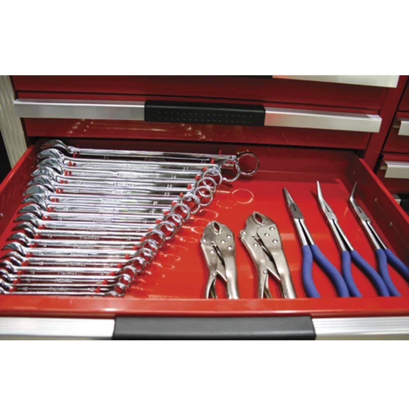 Sealey Sharks Teeth Spanner Rack Magnetic 2pc