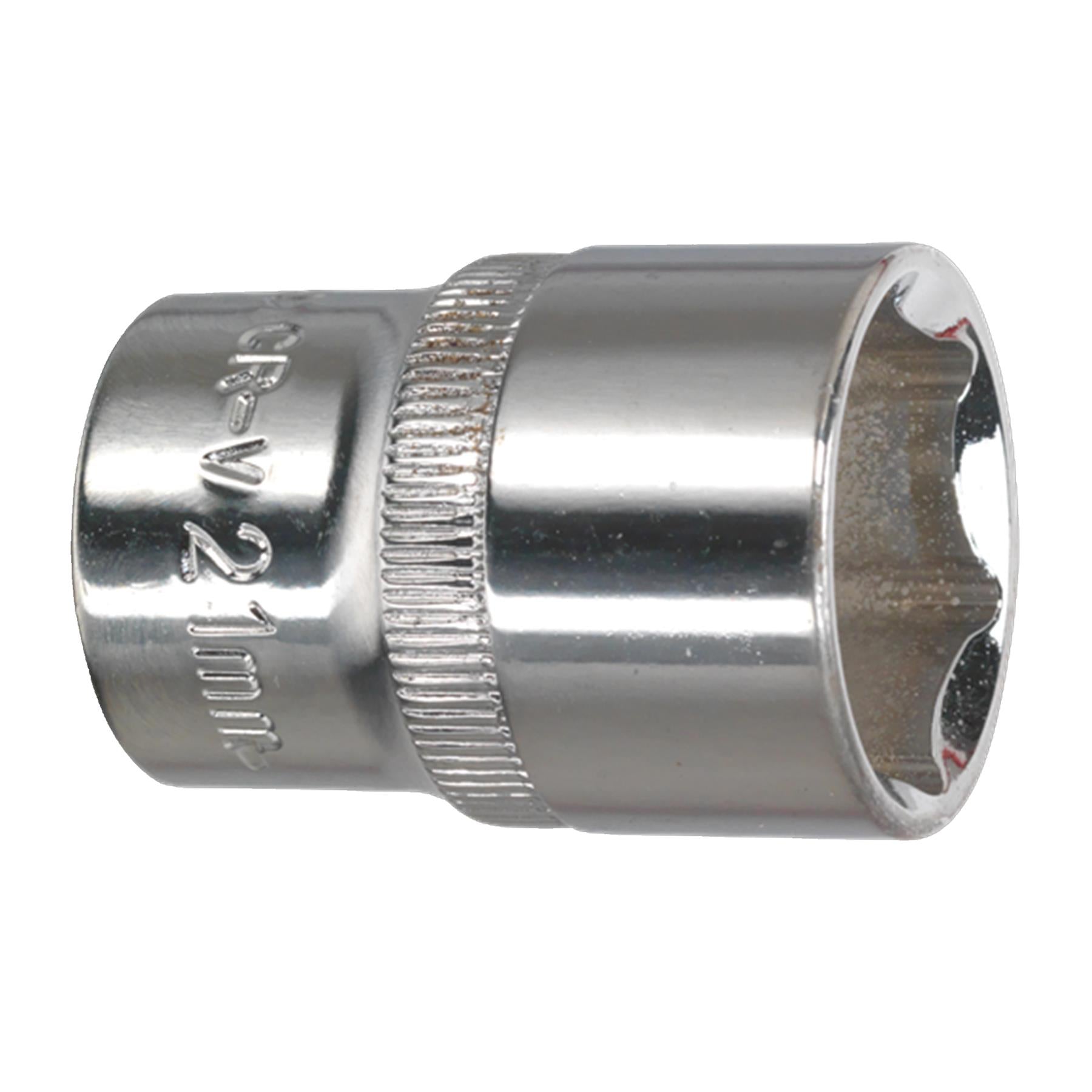 Sealey WallDrive Socket 21mm 1/2"Sq Drive Fully Polished