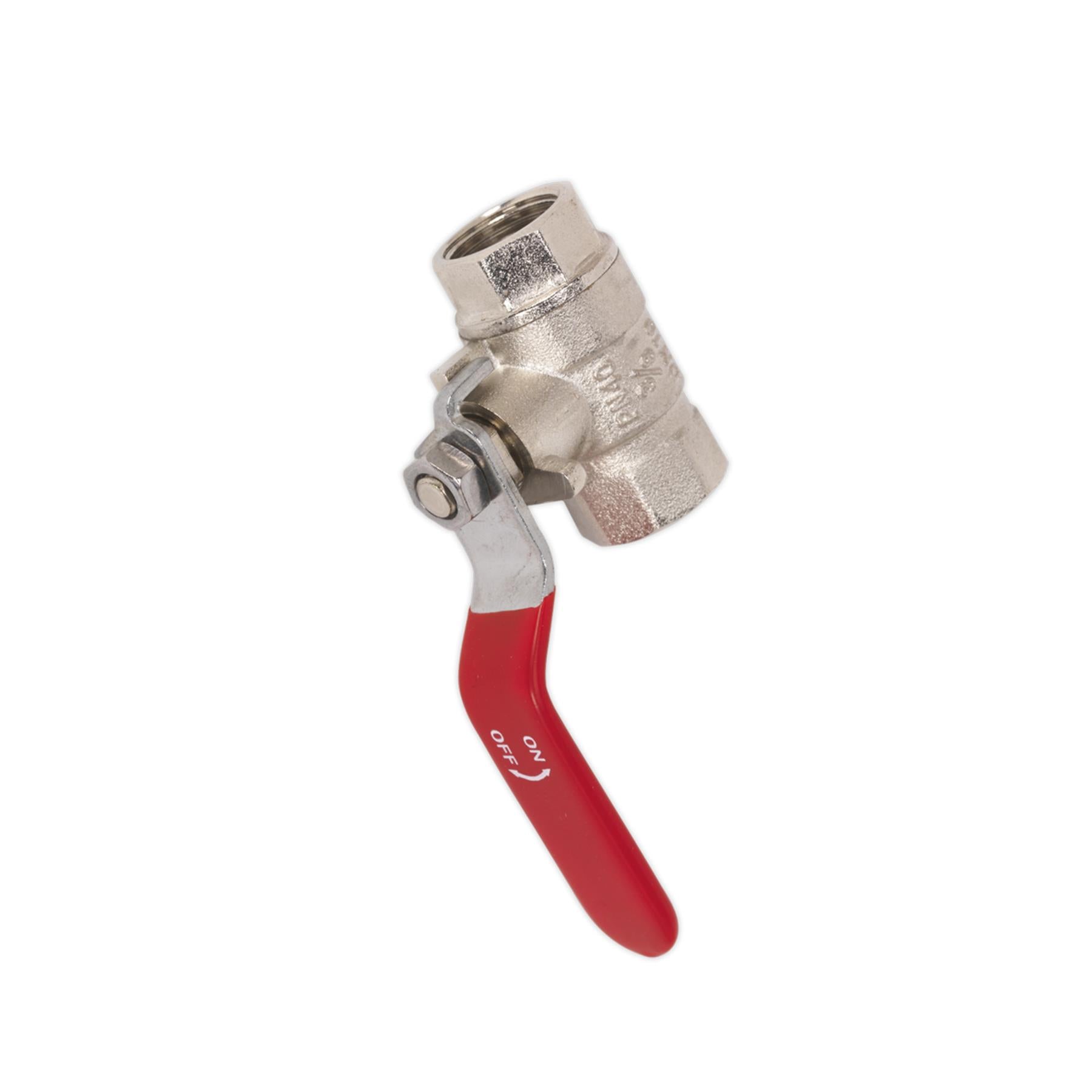Sealey Lever Ball Valve 3/8"BSP (F) x 3/8"BSP (F)
