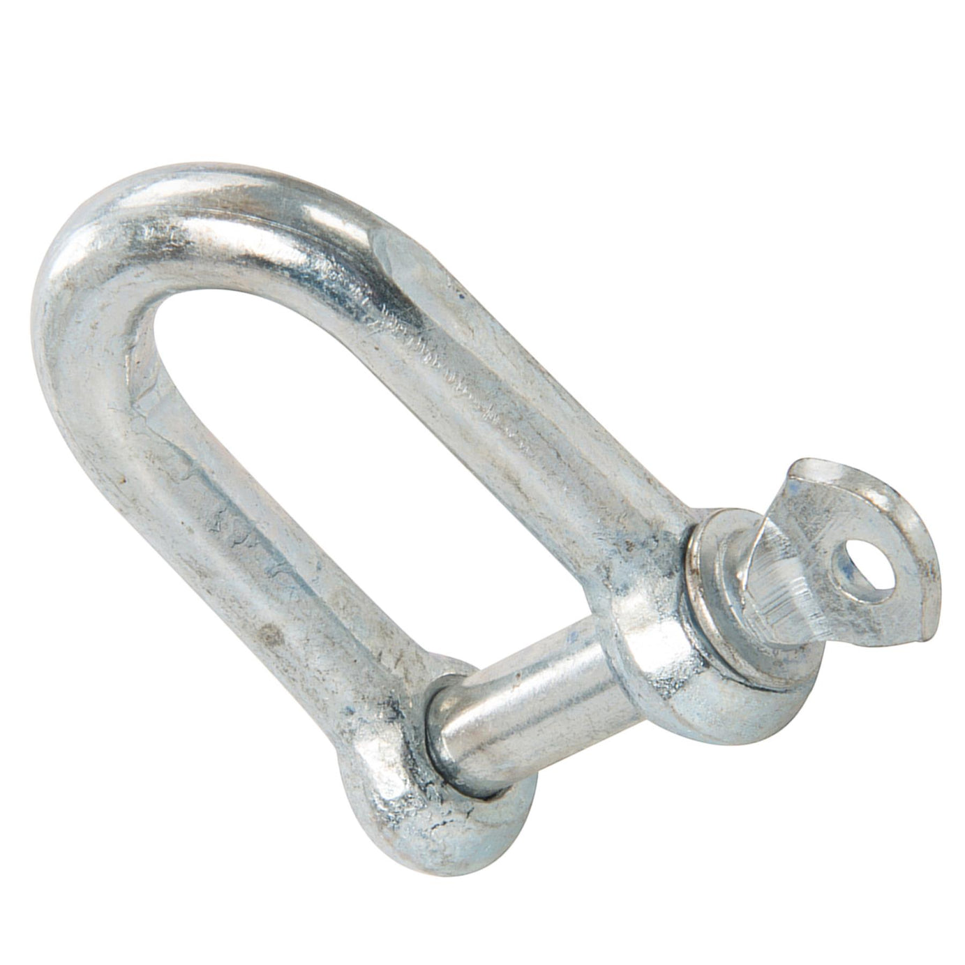 D Shackle M10 1pc Galvanised Steel Lifting Towing Rigging Pin Loop