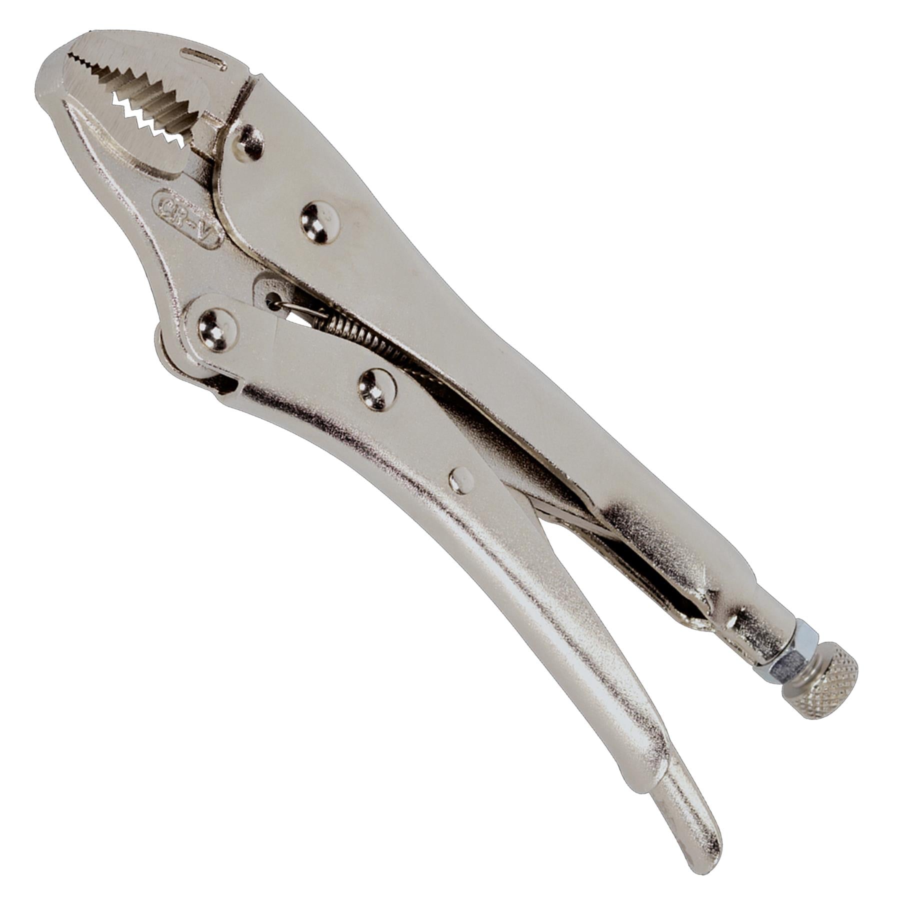 Sealey Locking Pliers Curved Jaws 180mm 0-35mm Capacity