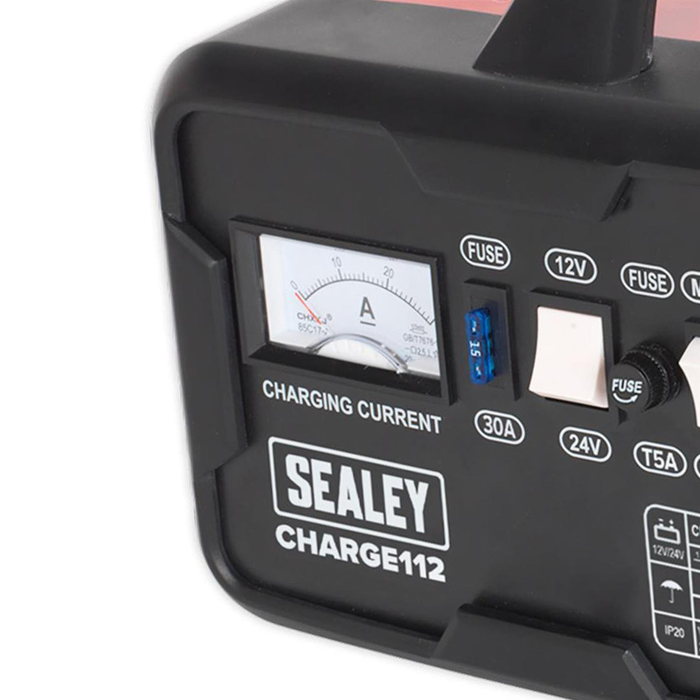 Sealey CHARGE112 Battery Charger 16Amp 12/24V 230V