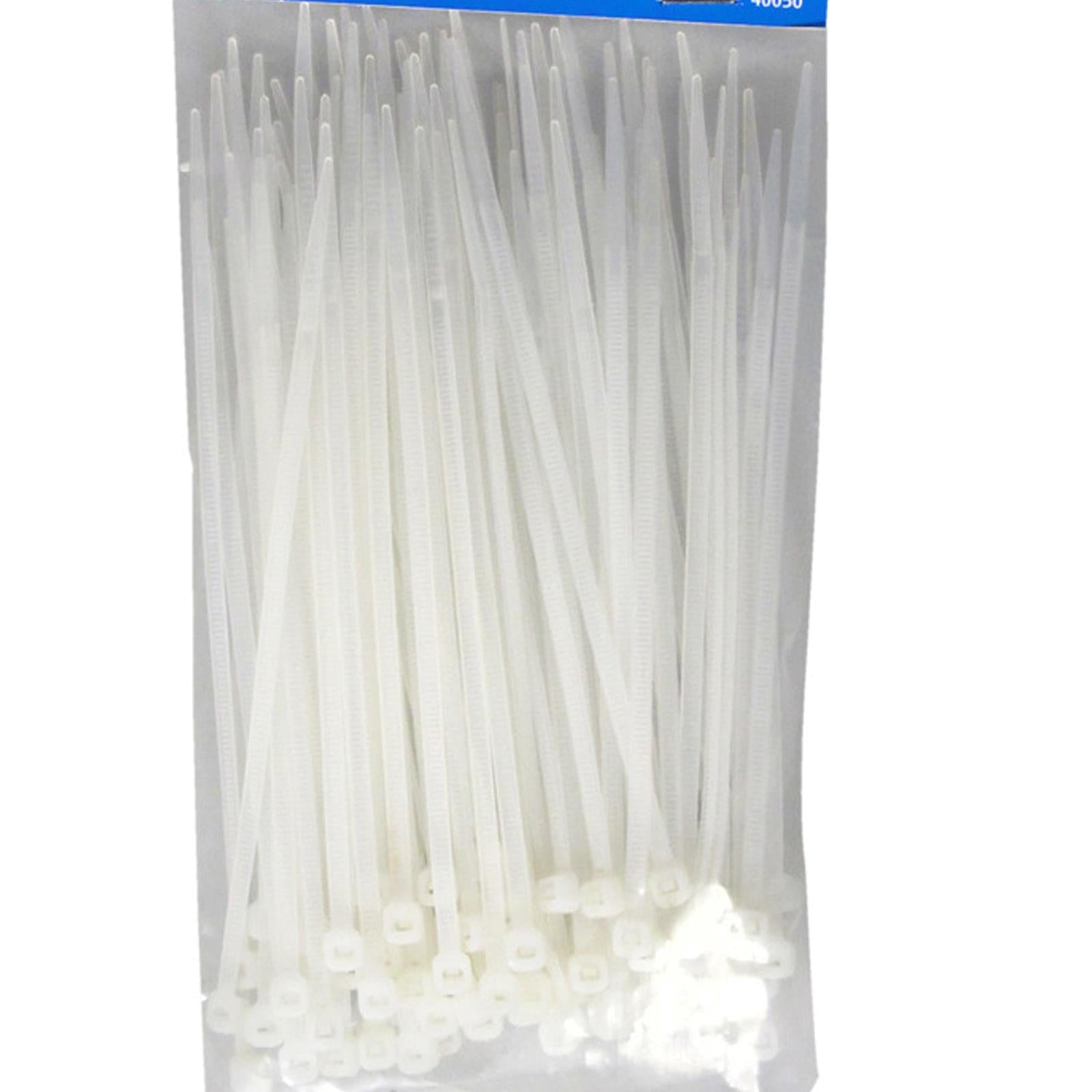 Cable Zip Ties 100Pce Nylon Wraps High Quality Strong 3.6mm X 150mm BlueSpot