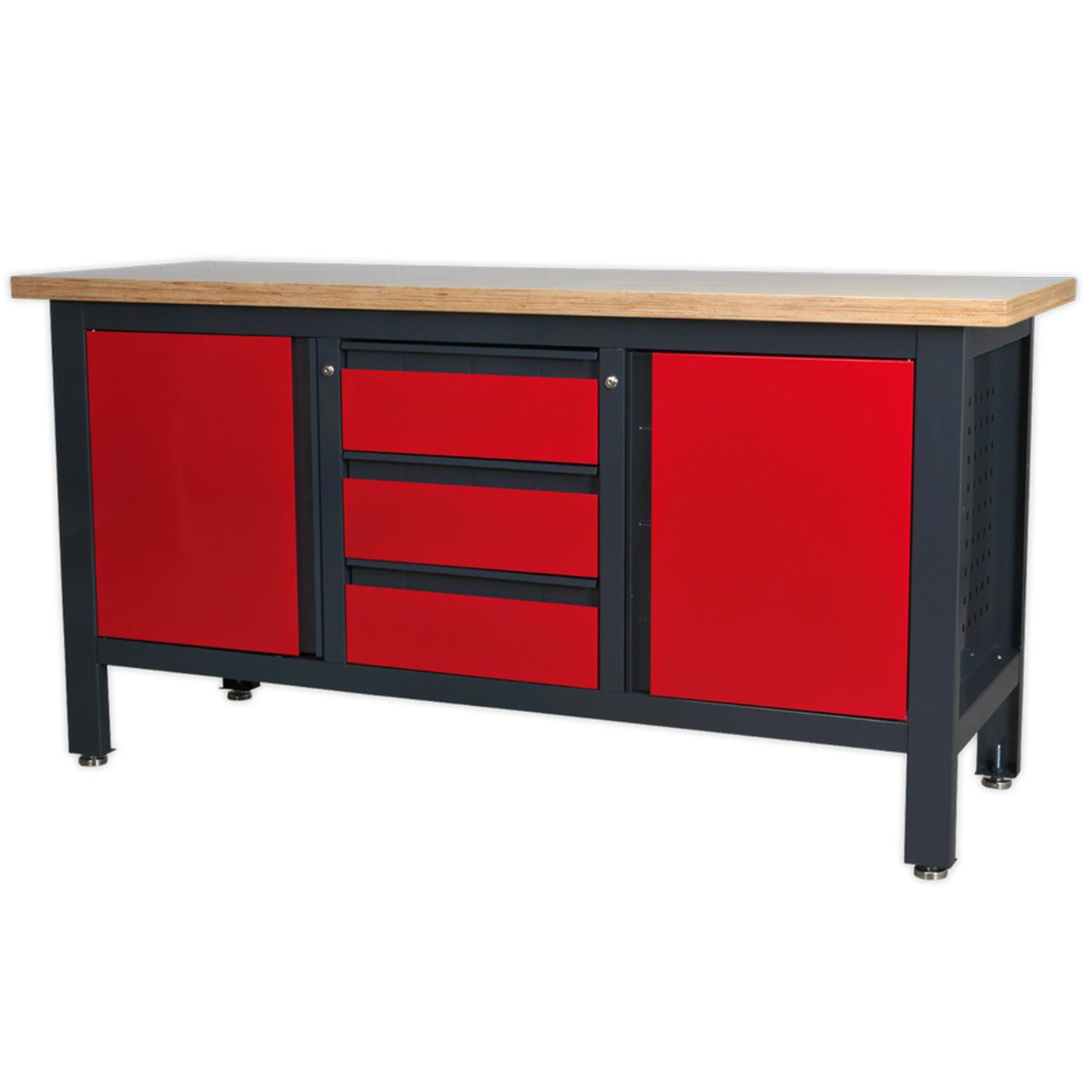 Sealey Workstation with 3 Drawers & 2 Cupboards