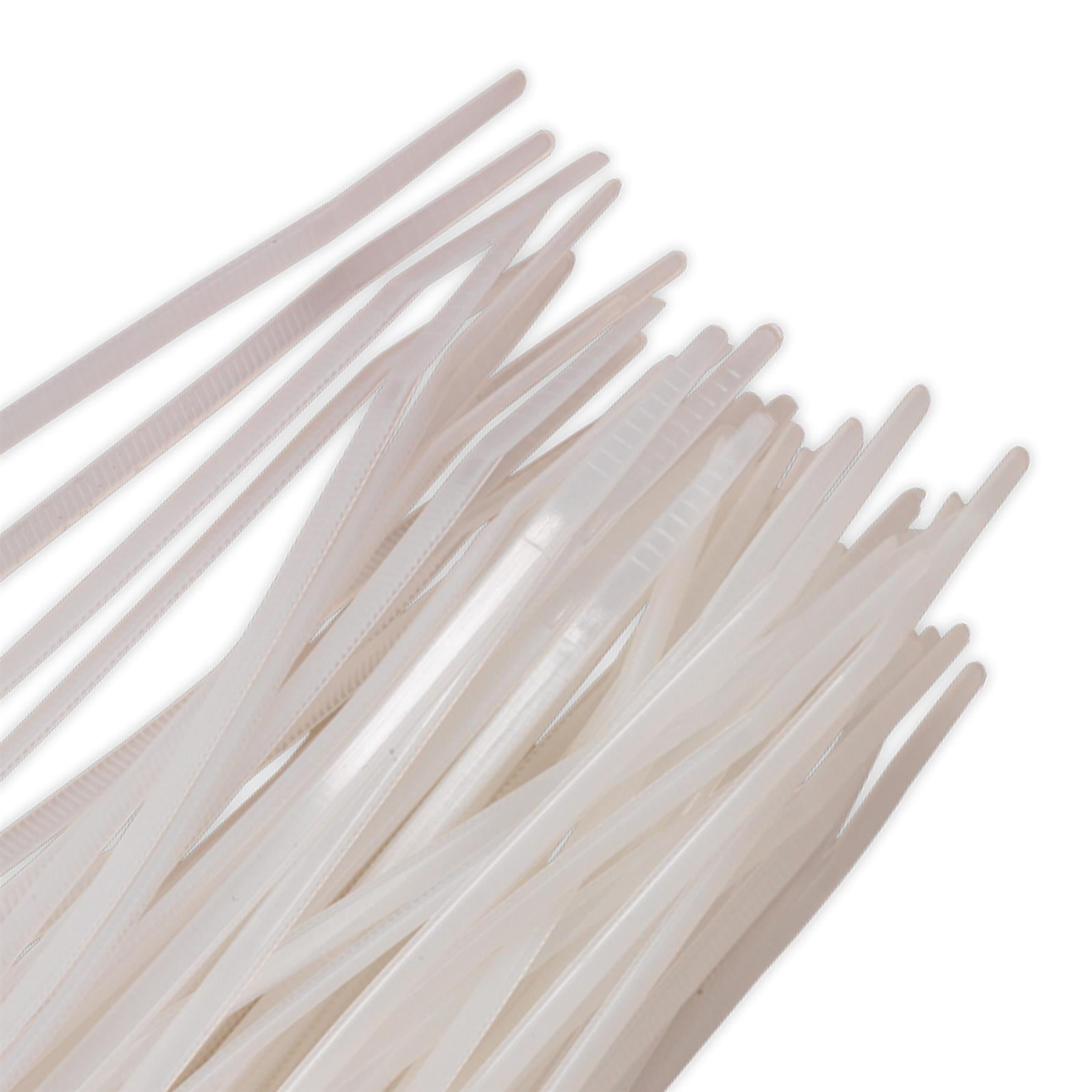 Sealey Cable Tie 150 x 3.6mm White Pack of 100