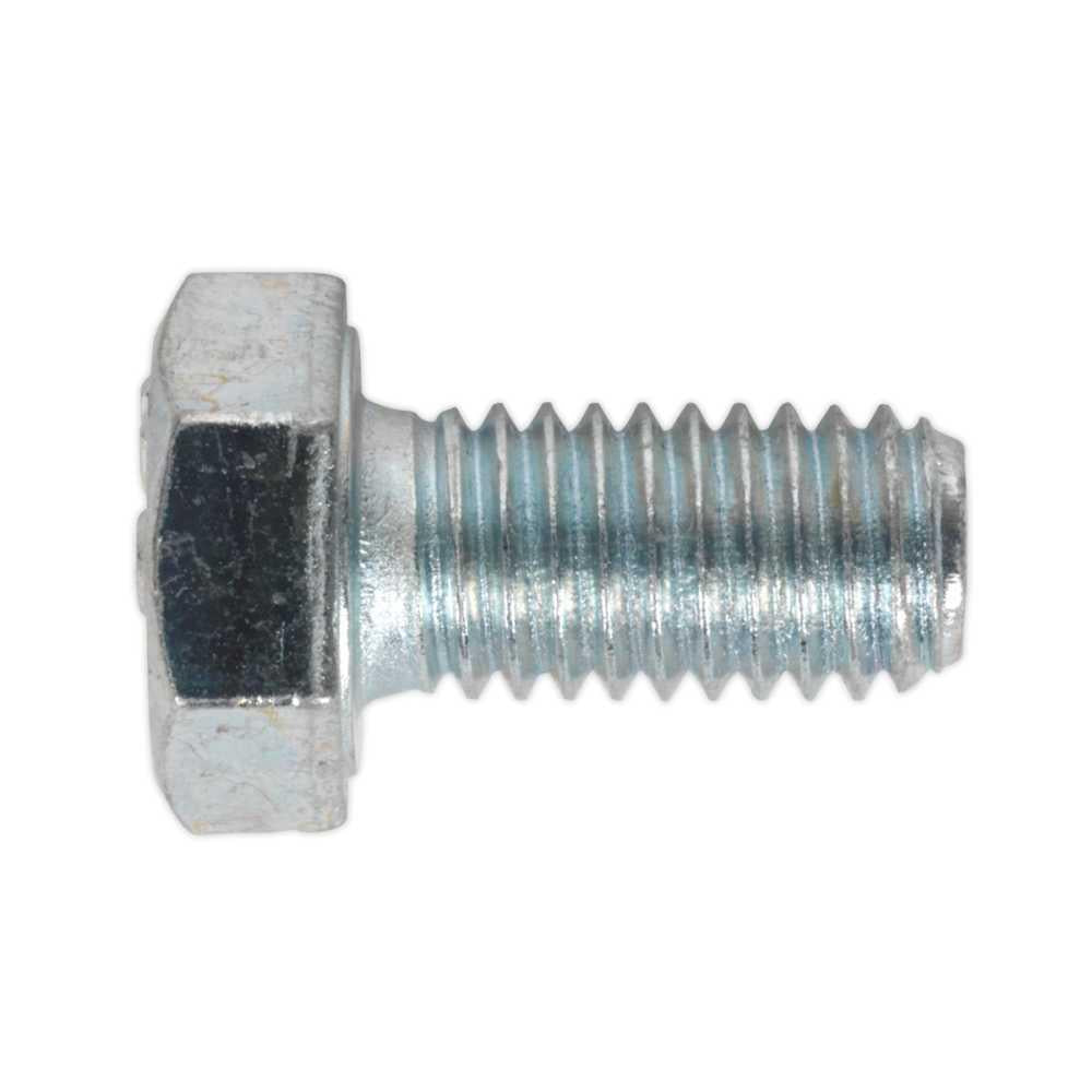 Sealey HT Setscrew M8 x 16mm 8.8 Zinc Pack of 50