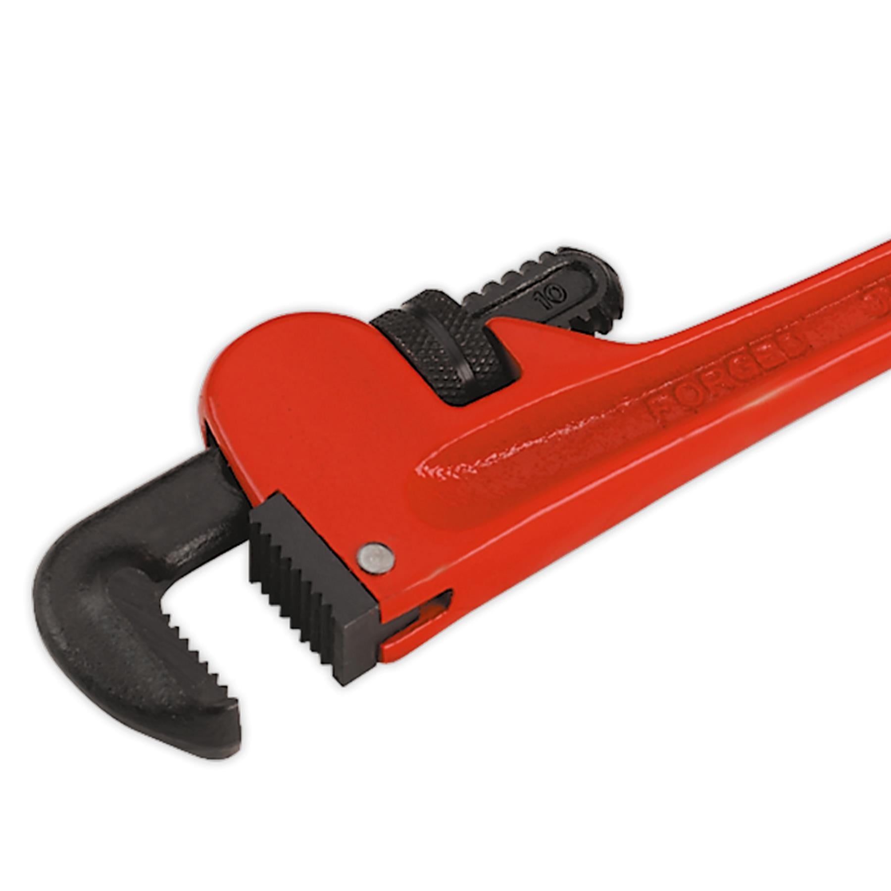 Sealey 10" Stilson Monkey Pipe Wrench Adjustable 250mm European Pattern AK5102