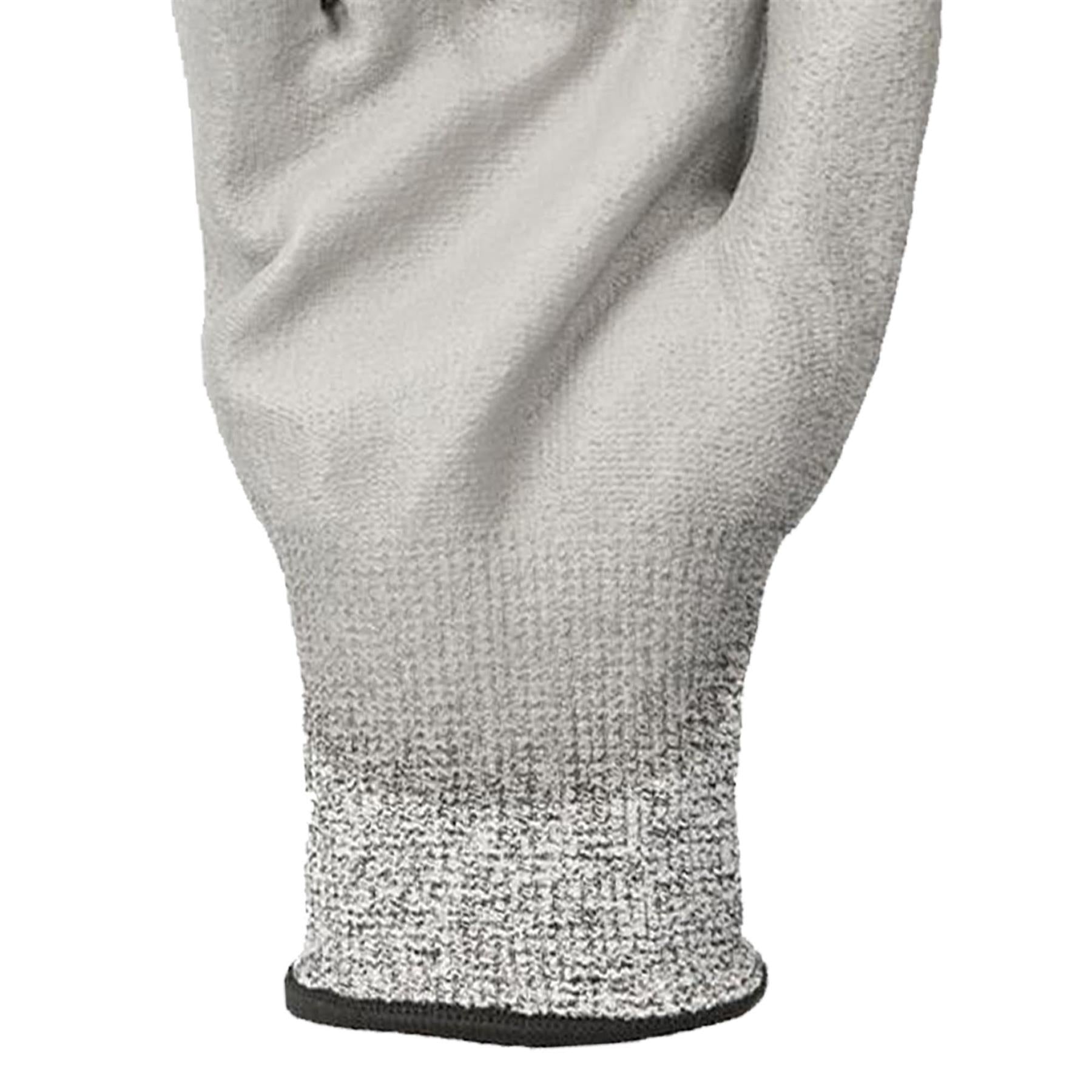 PU Palm Coated Work Gloves Garden Garage Cut Protection Very Strong Durable[Cut 5,1,DP01891]