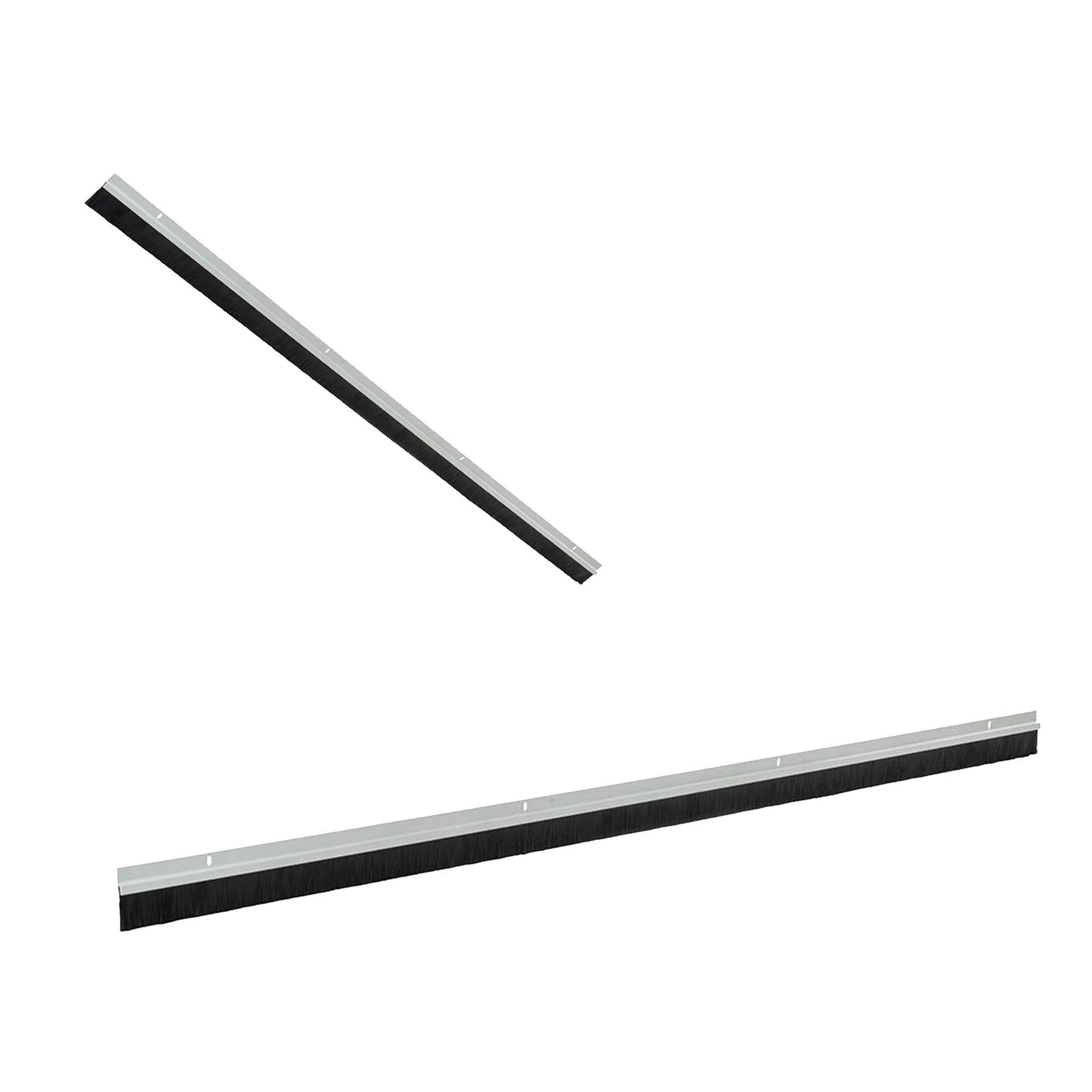 Garage Door Brush Strip Draught Excluder Excluders Seal Aluminium 1067mm Bristles 25mm
